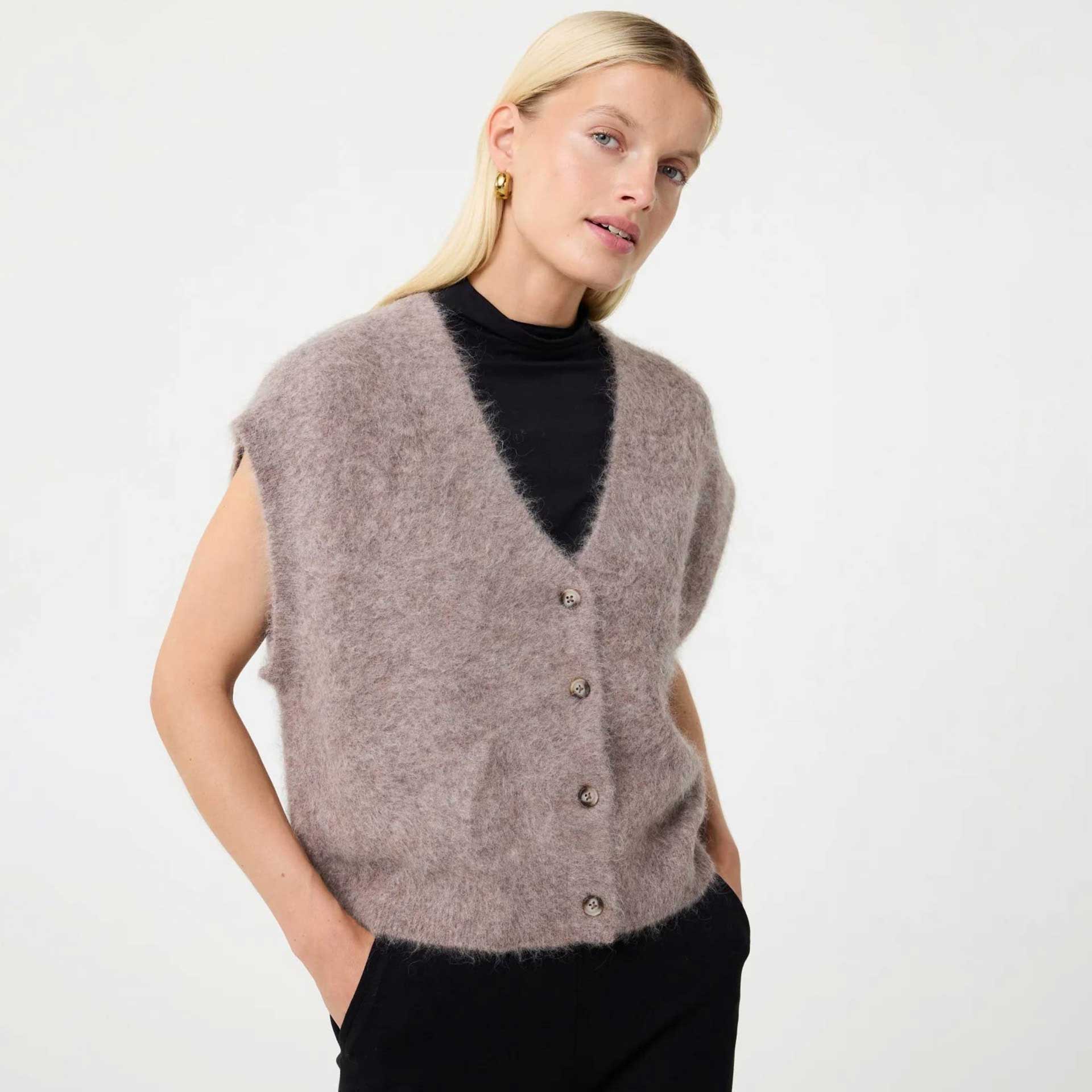 Knit-ted gilet Constance