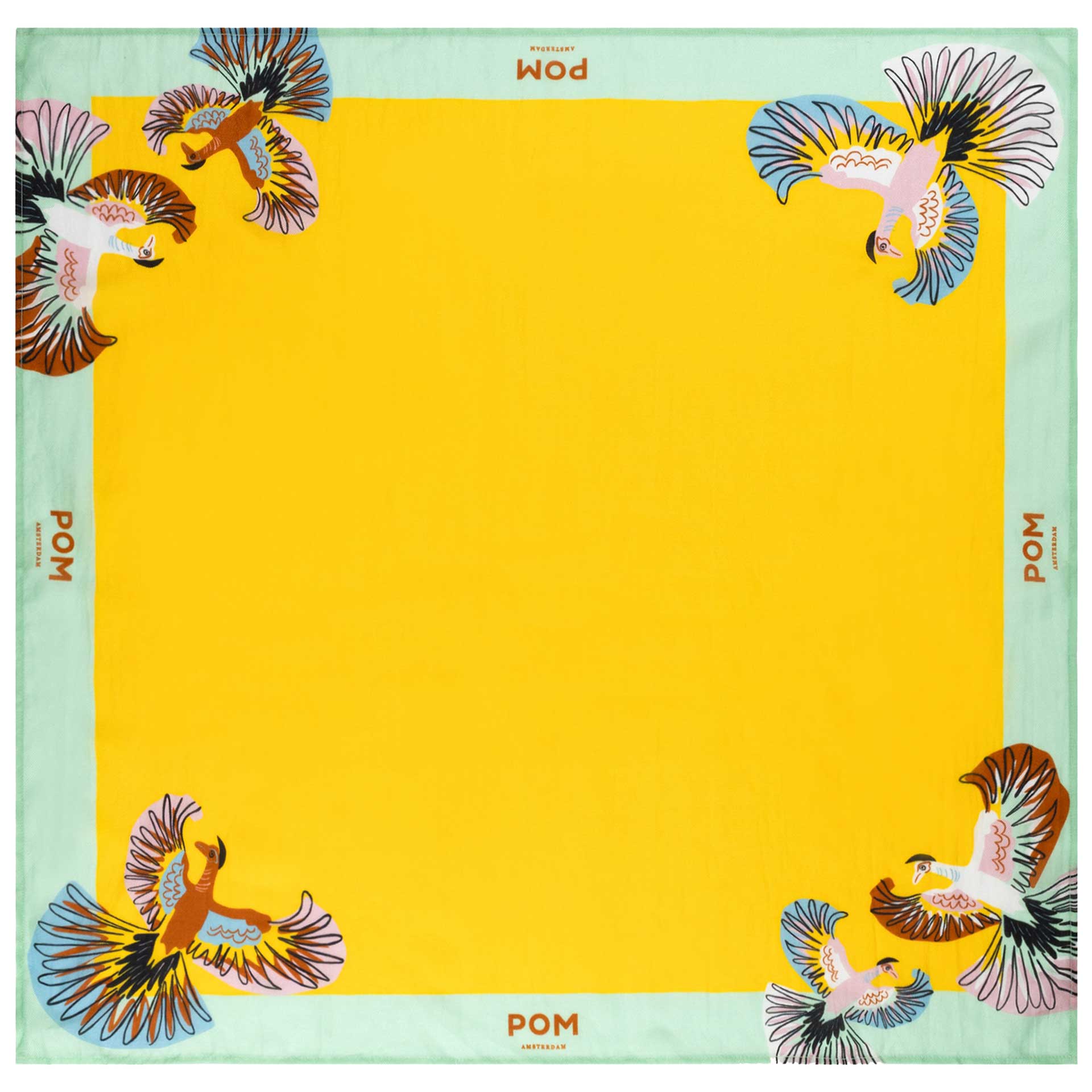 Pom Sjaal Summer Yellow