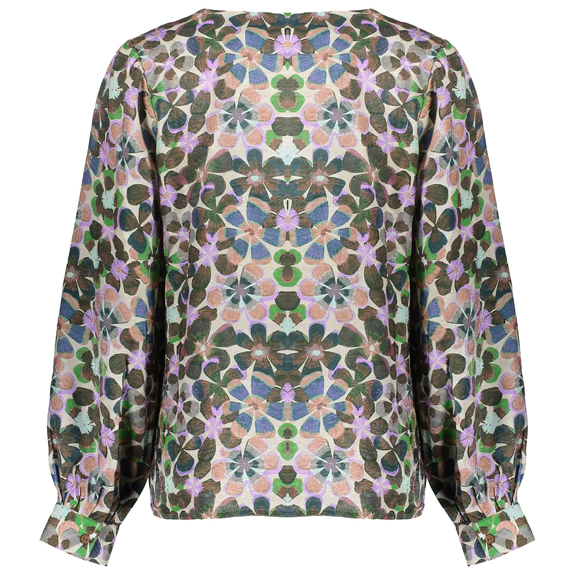 Geisha Blouse Flowers