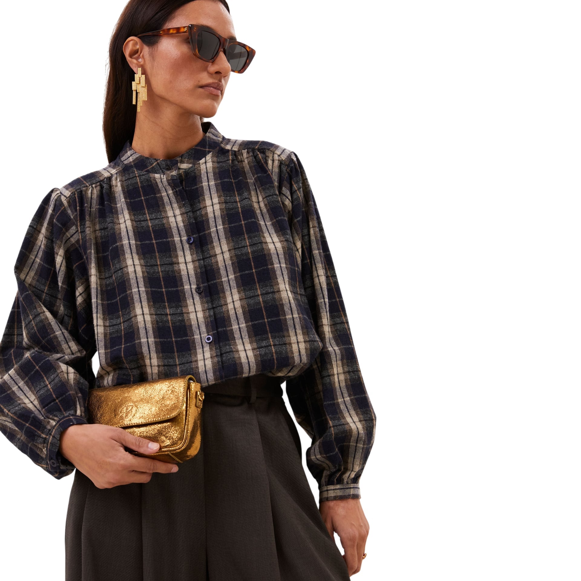 By-Bar Blouse Jagger Check