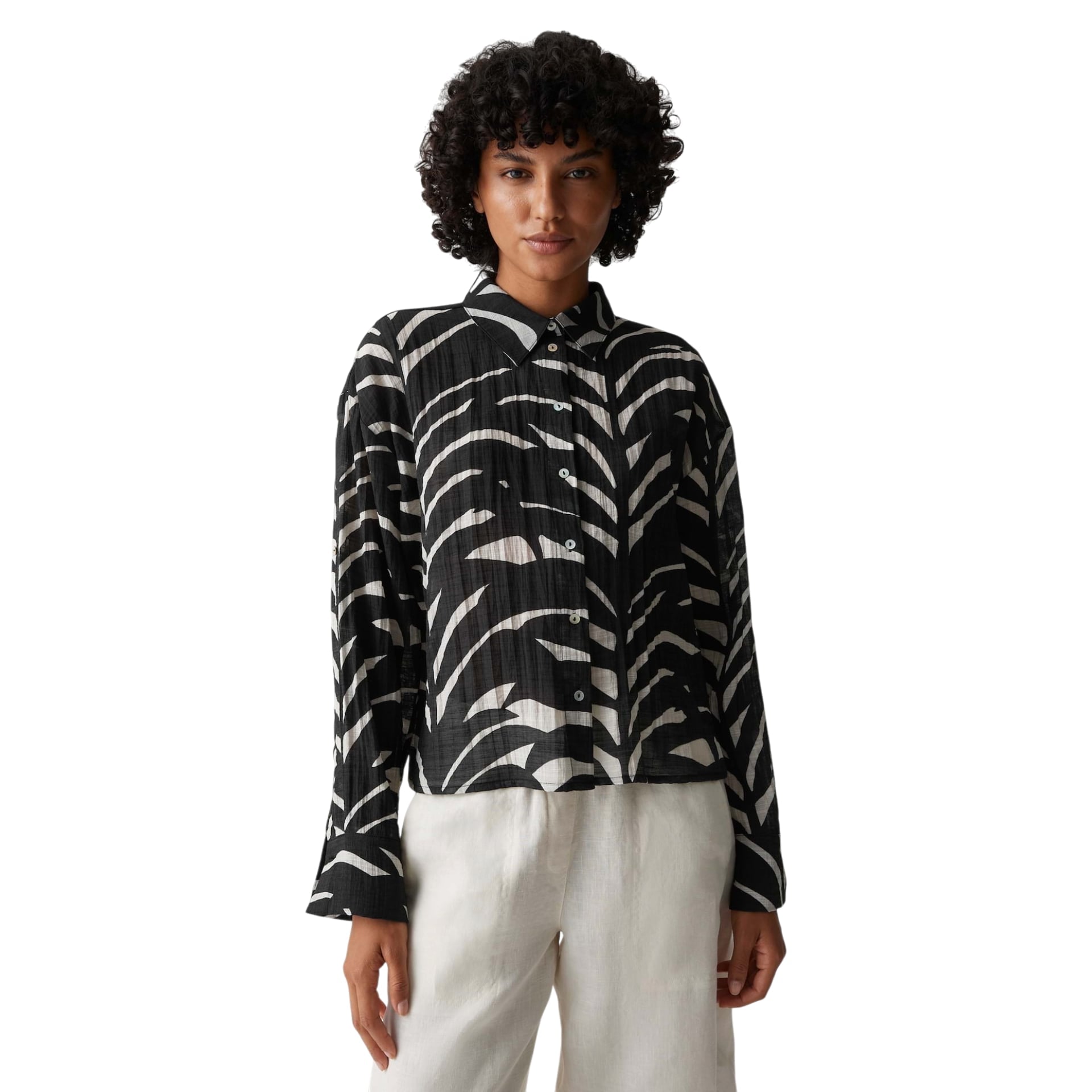 Opus Blouse Fadena Leaves