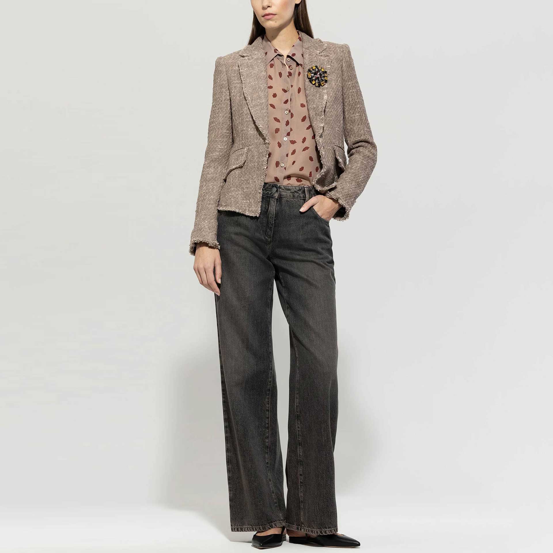 Luisa Cerano Blazer Vintage Tweed