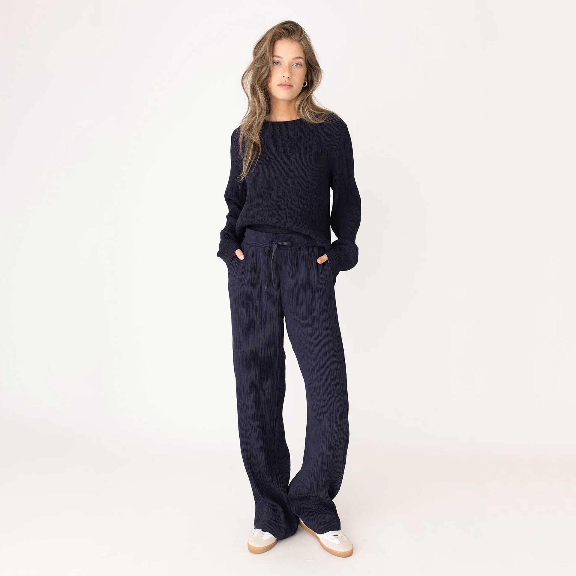 Anna Blue Blouse Savi 