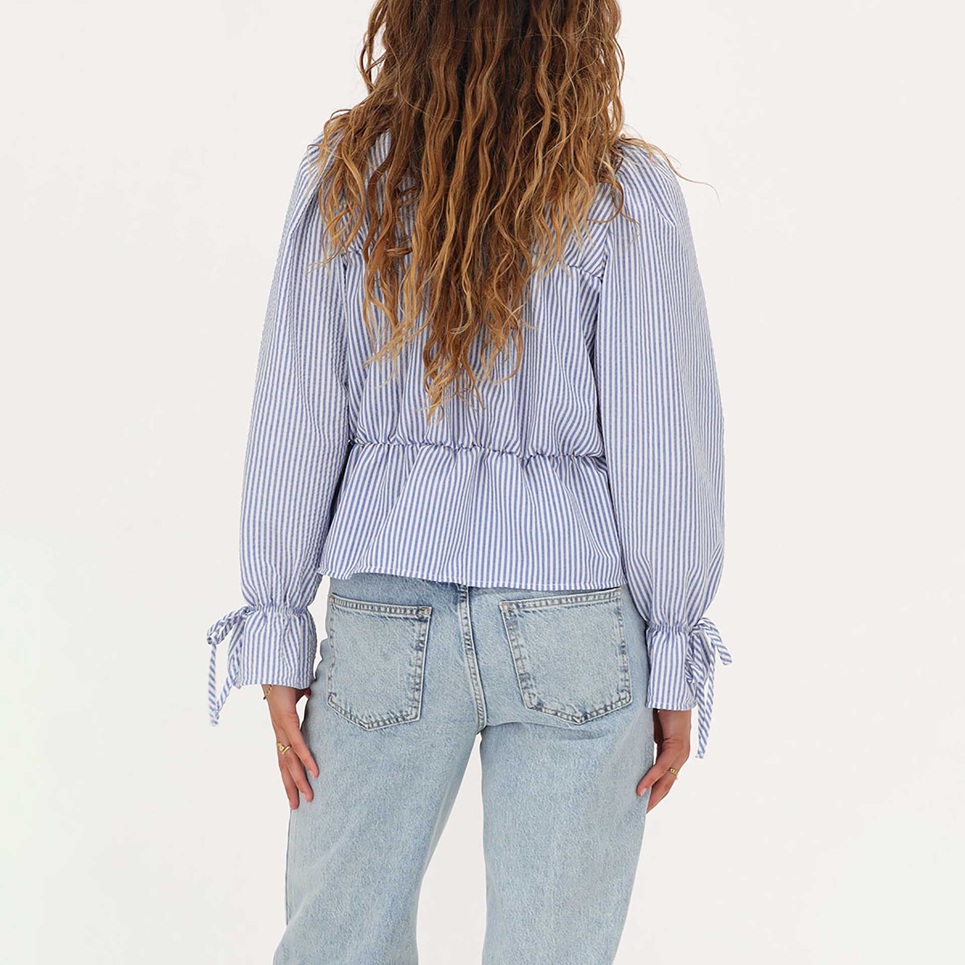 My Jewellery  Blouse Pinstripe