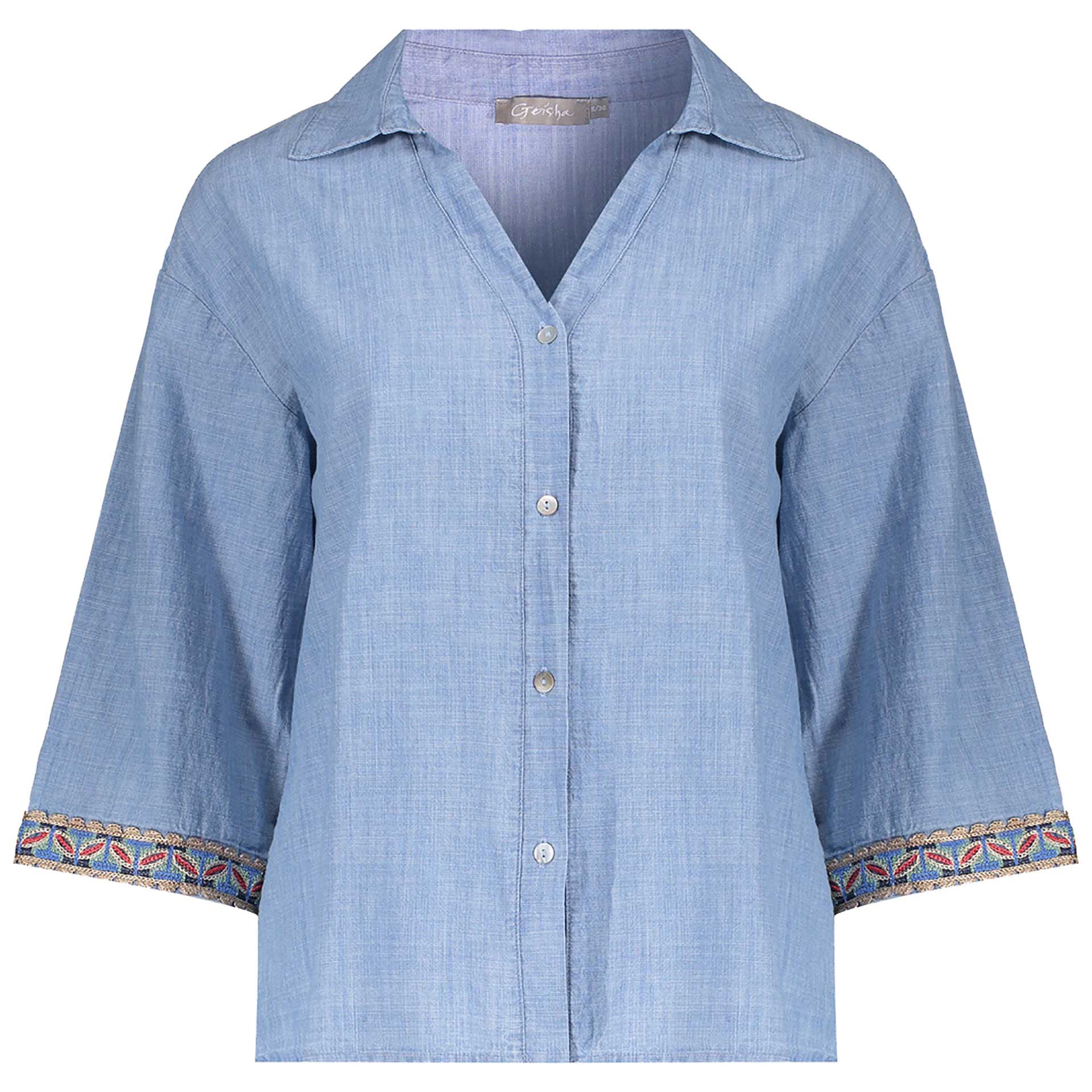 Geisha Blouse Chambray
