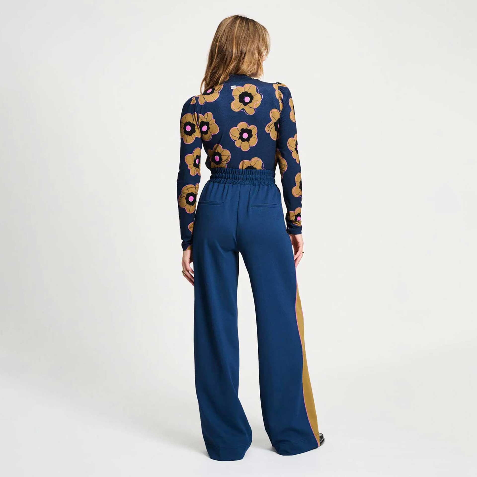 Pom Broek Colourblock Nightfall Blue