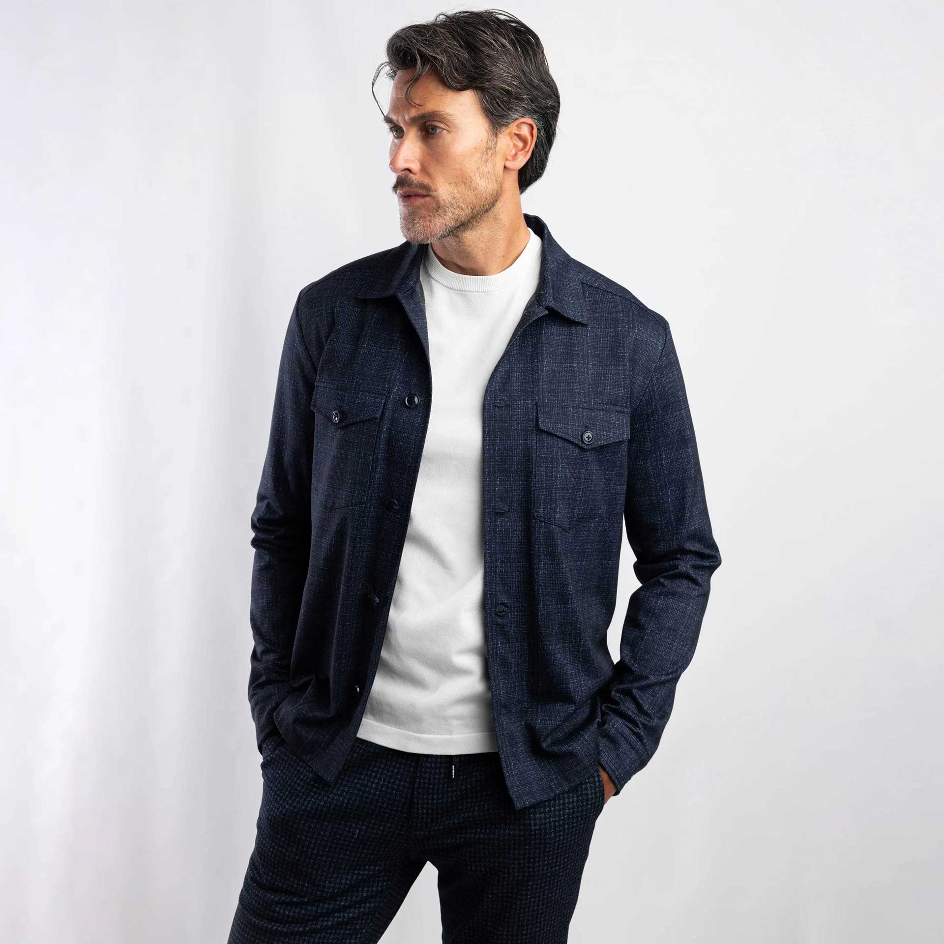 Blue Industry Overshirt