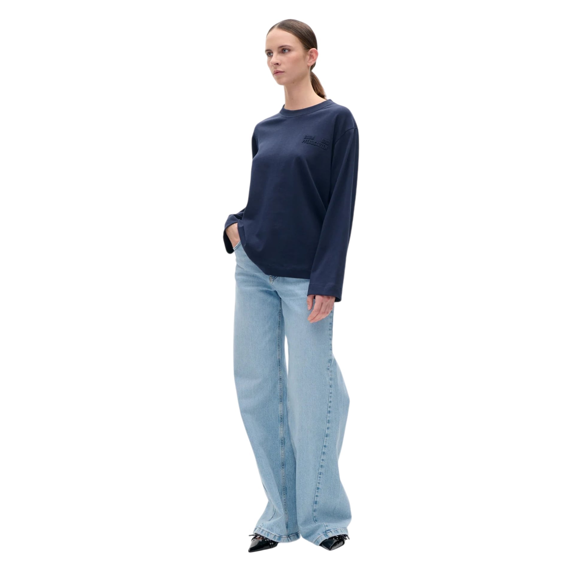 Baum und Pferdgarten Longsleeve Jeenvona