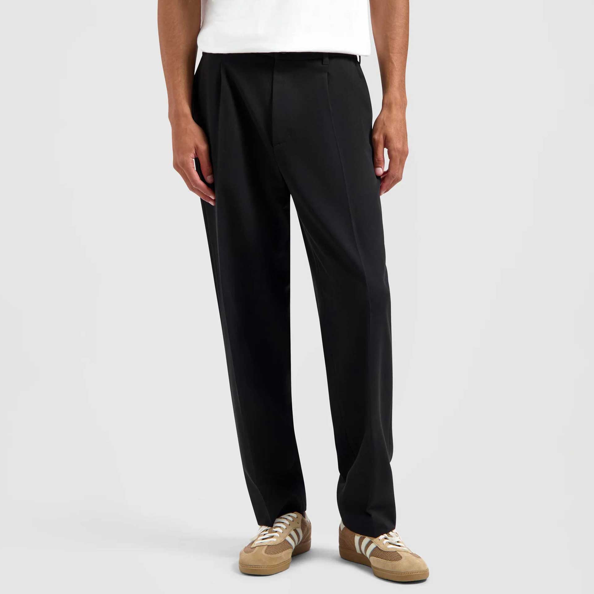 Olaf Hussein Broek Tailored Pleated