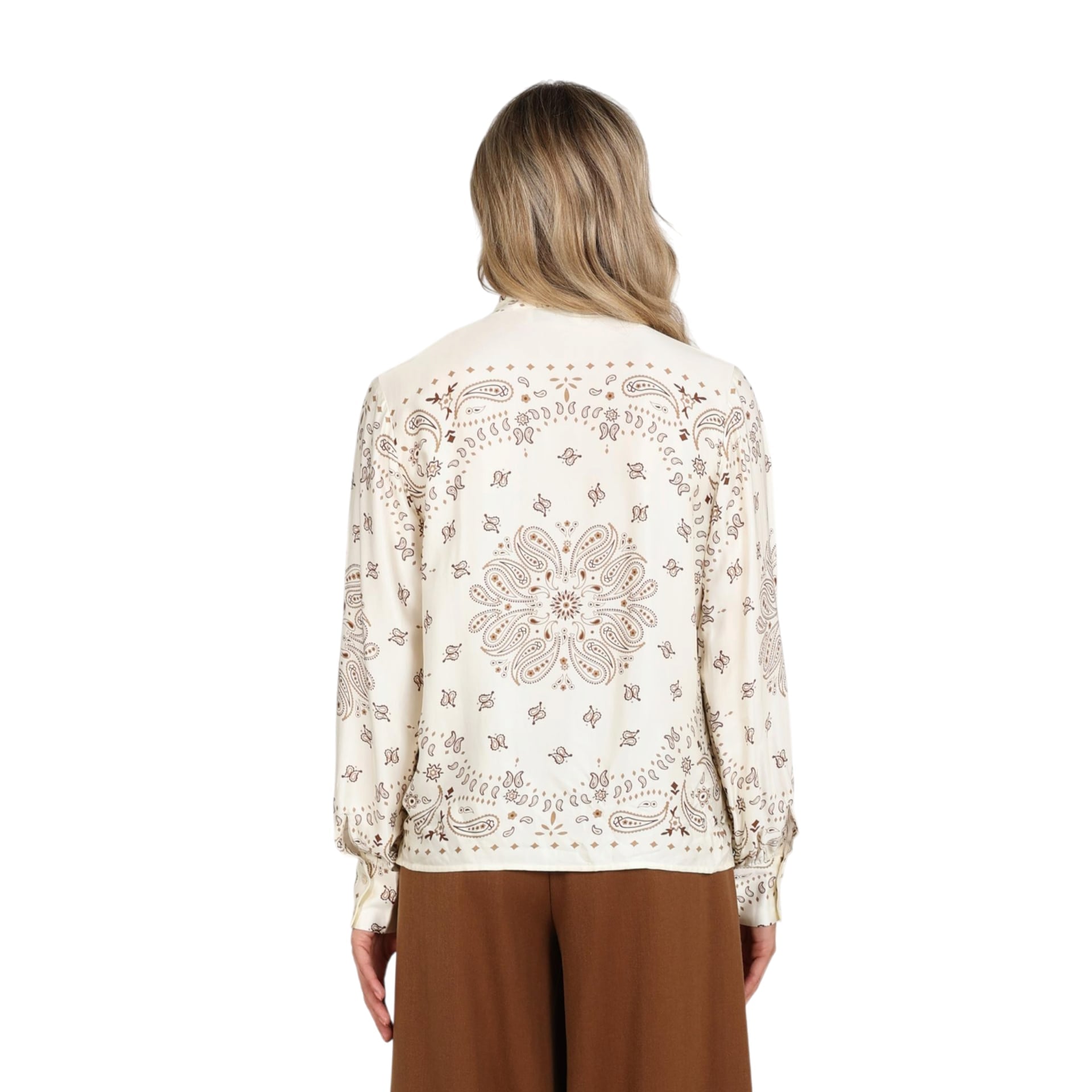 NUKUS Blouse Angie Tie Paisley