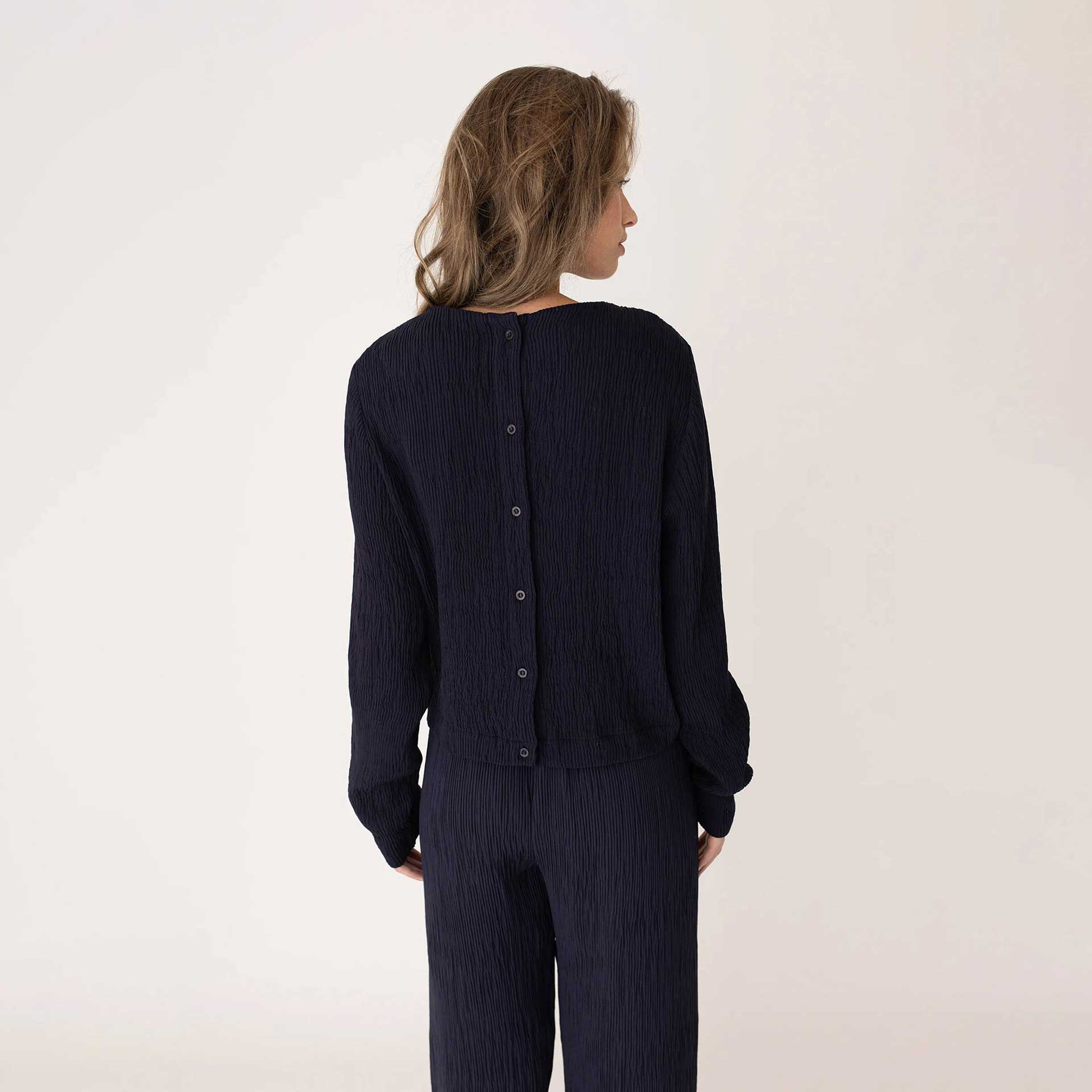 Anna Blue Blouse Savi 