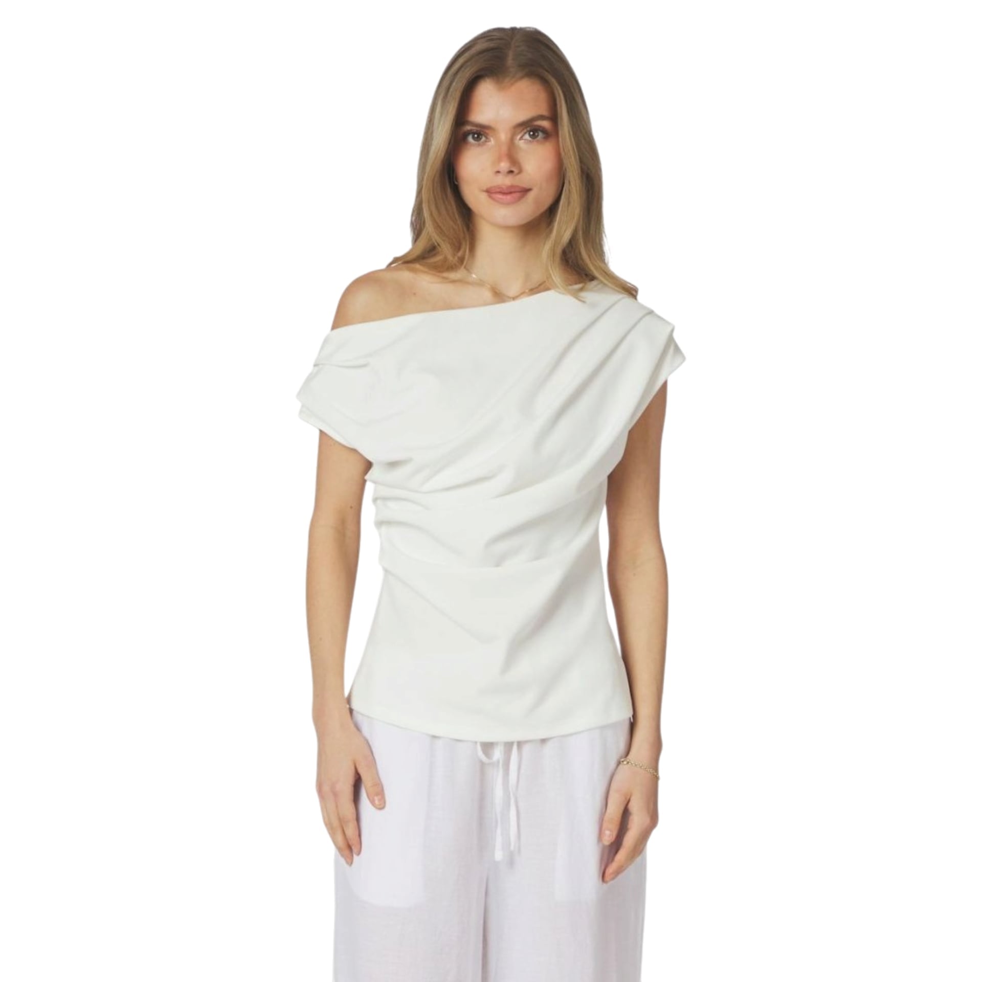 Neo Noir Blouse Top Mabelle Drapy