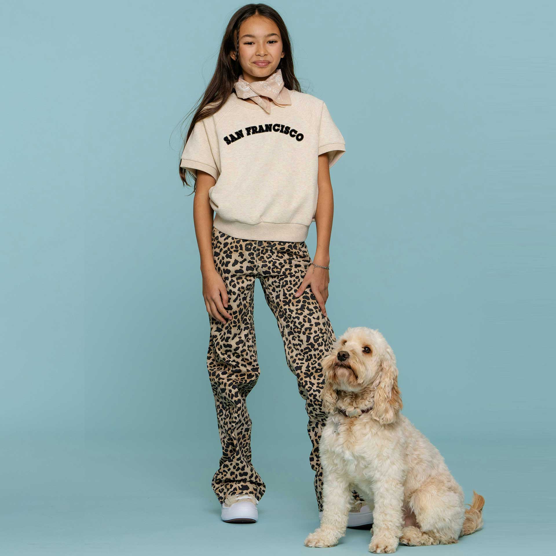 Geisha Jeans leopard meisjes