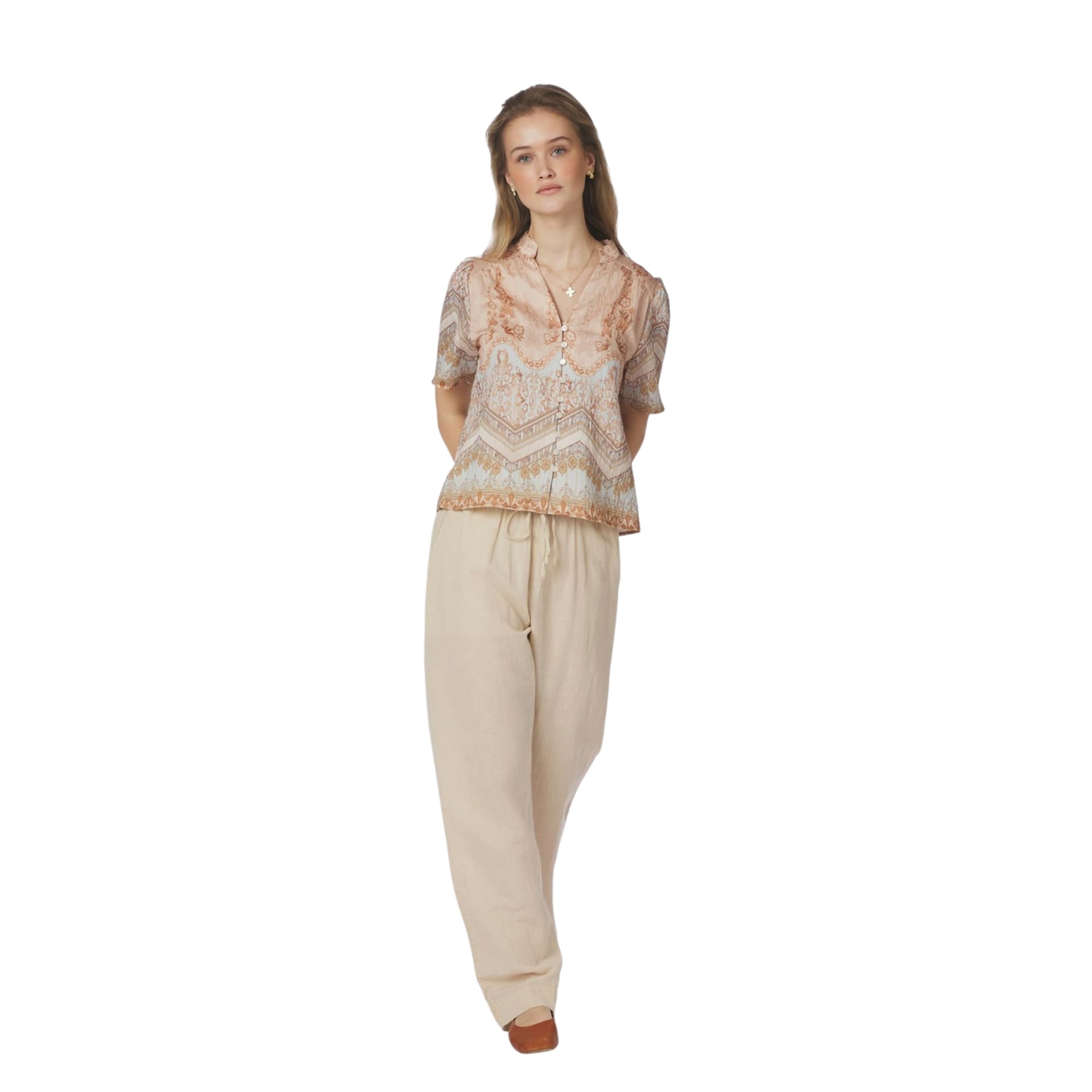 Neo Noir Blouse Torana Flower