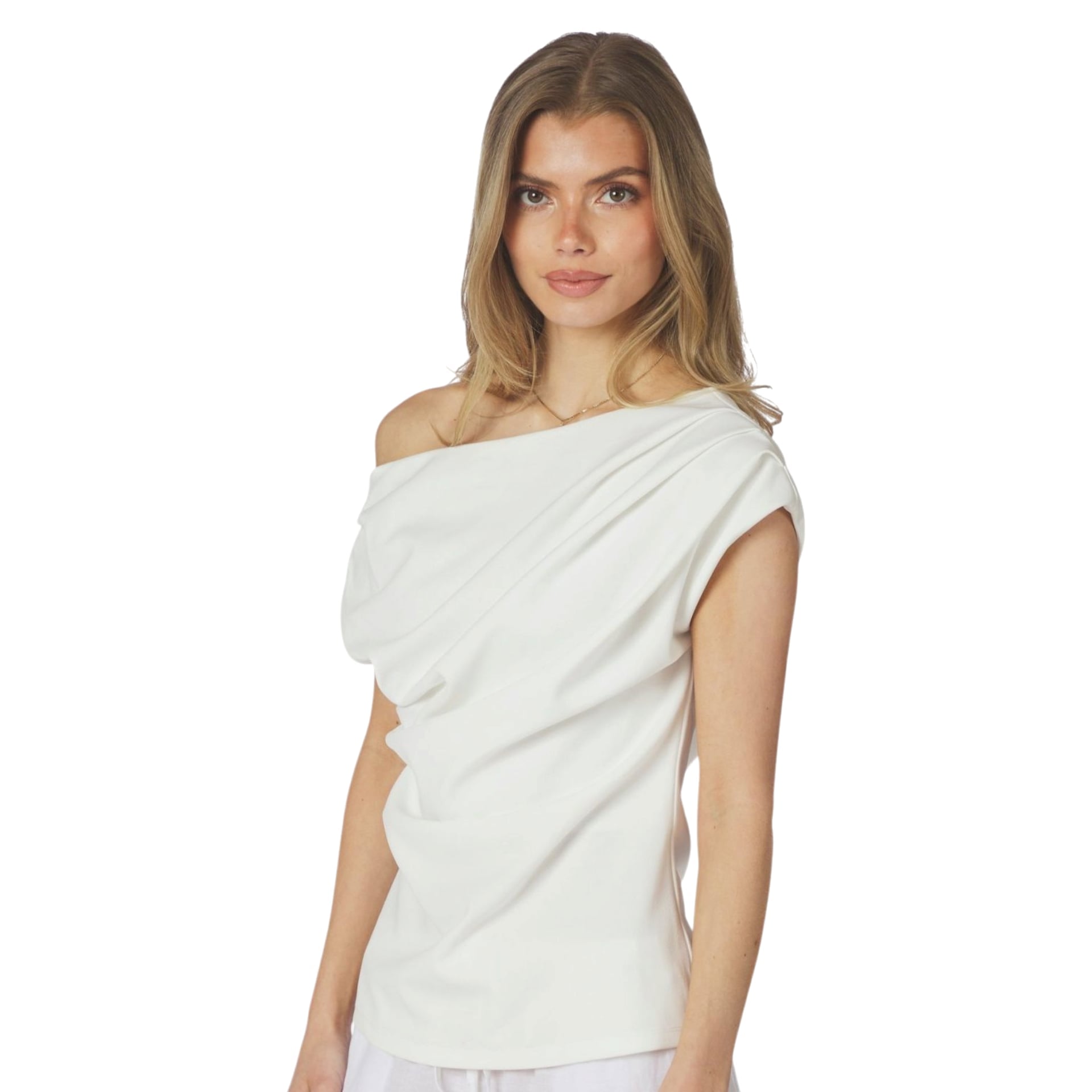 Neo Noir Blouse Top Mabelle Drapy