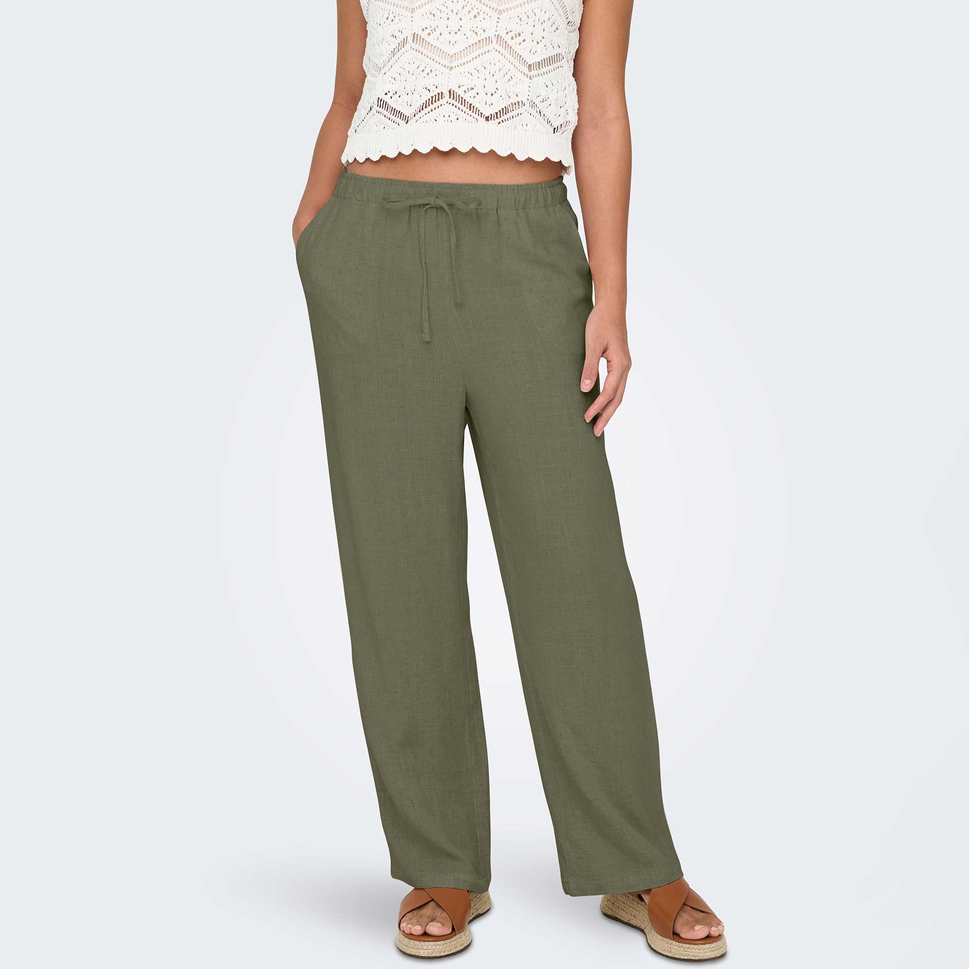 Only Linnen broek ONL Siesta