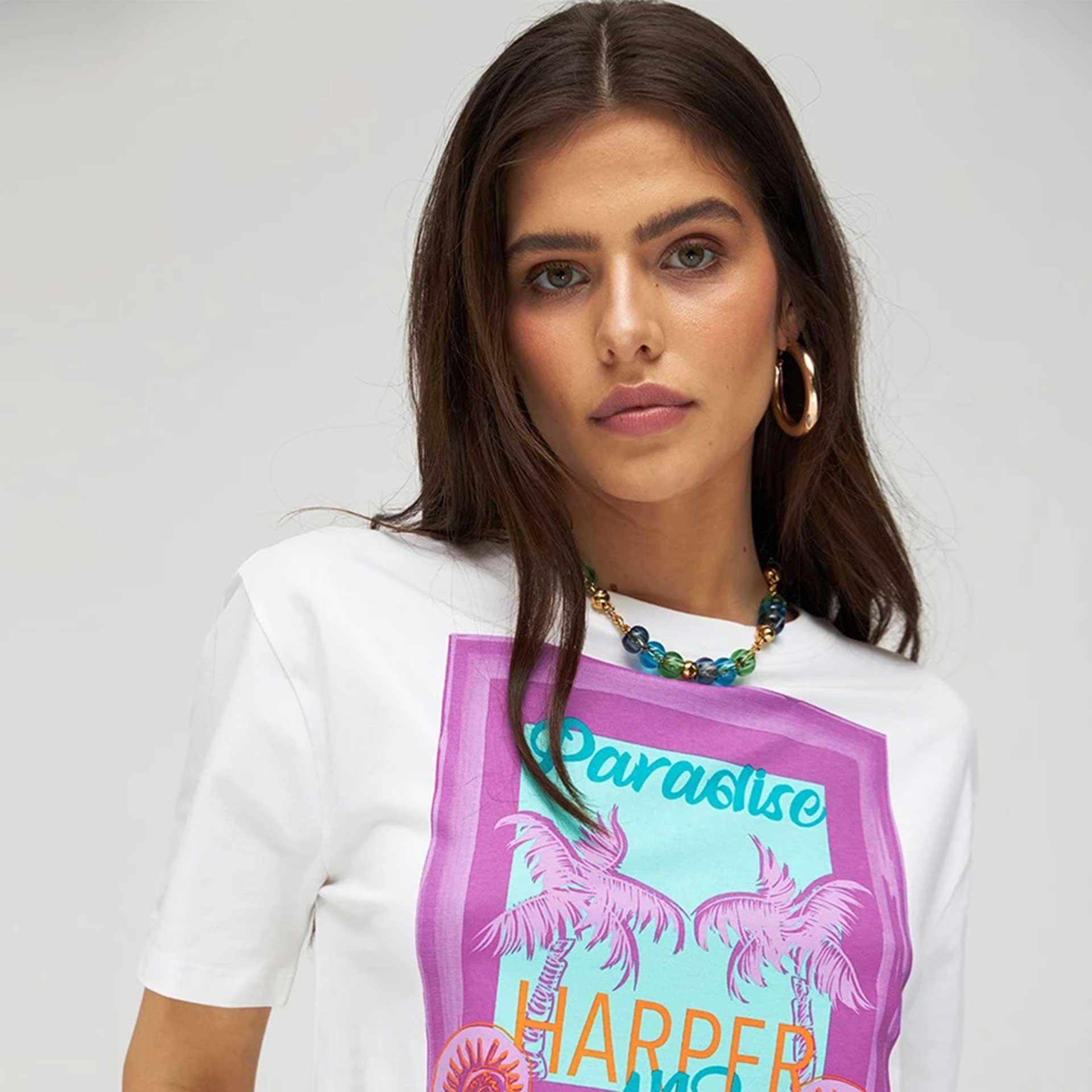 Harper & Yve T-Shirt Cropped paradise 3