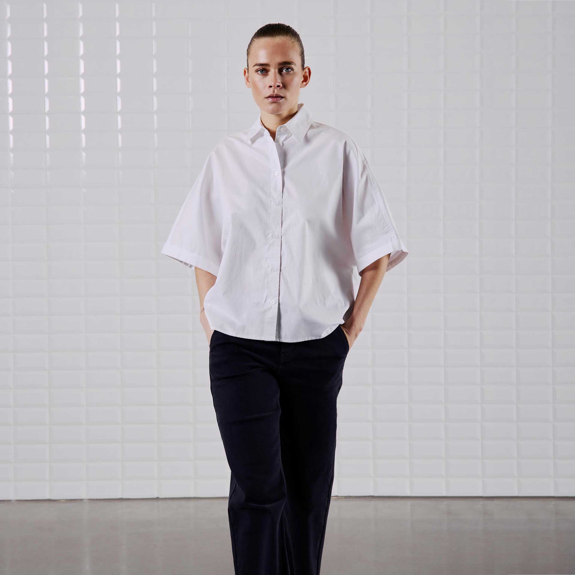 Withblack Blouse Quin Batsleeve
