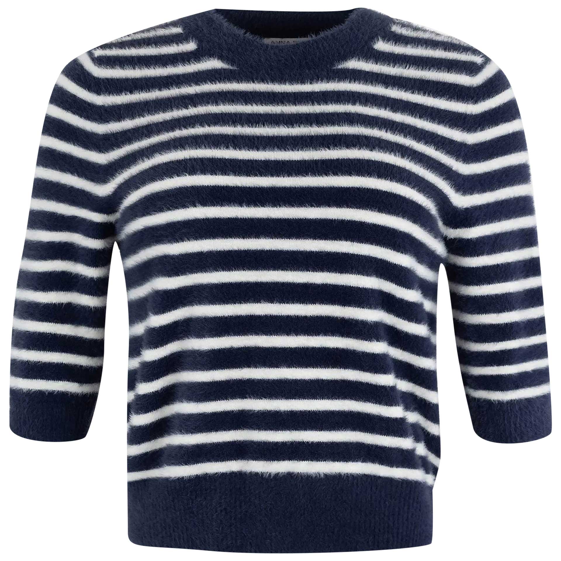 Anna Blue Sweater Mic