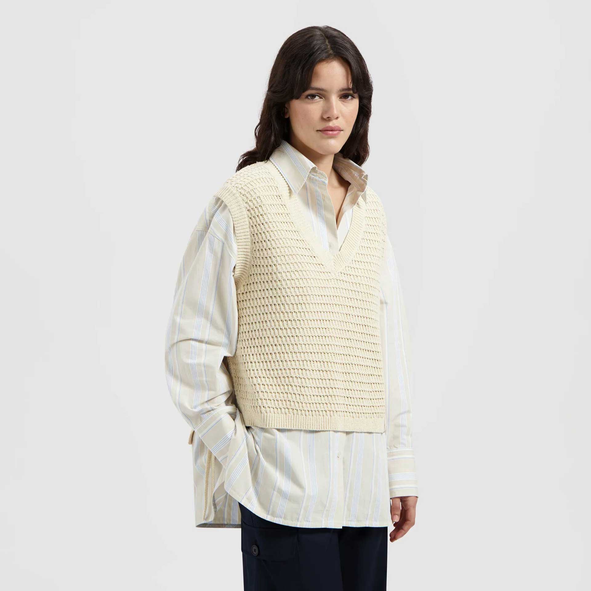 Olaf Hussein Spencer Open knit