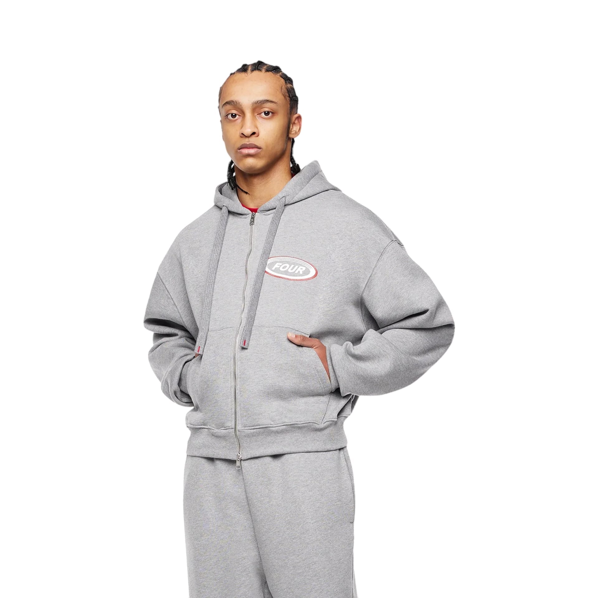 Four Zip Up Hoodie