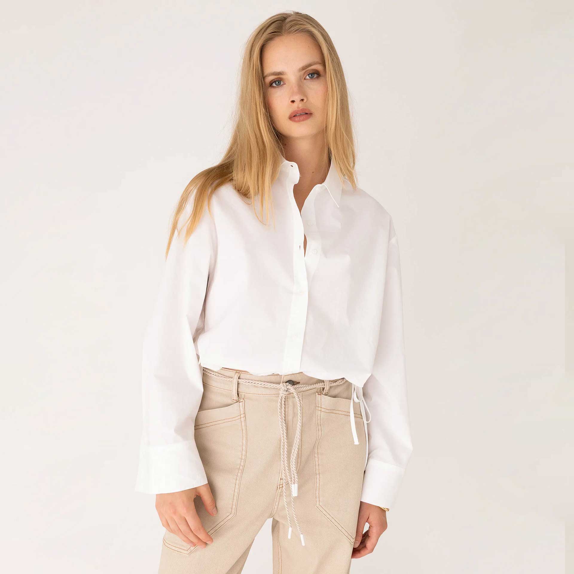 Anna Blue Blouse Laurie