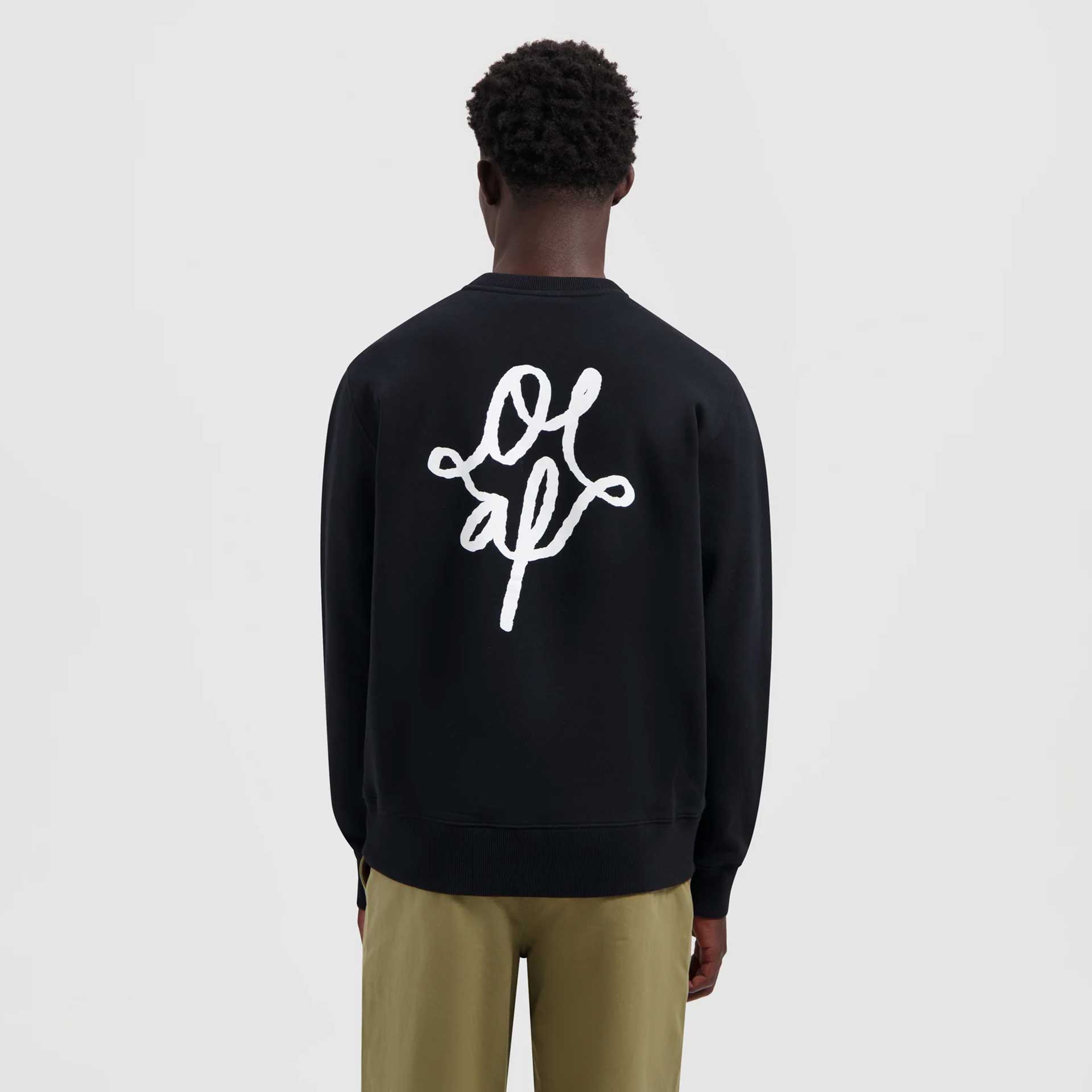 Olaf Hussein Trui Monogram Graphic