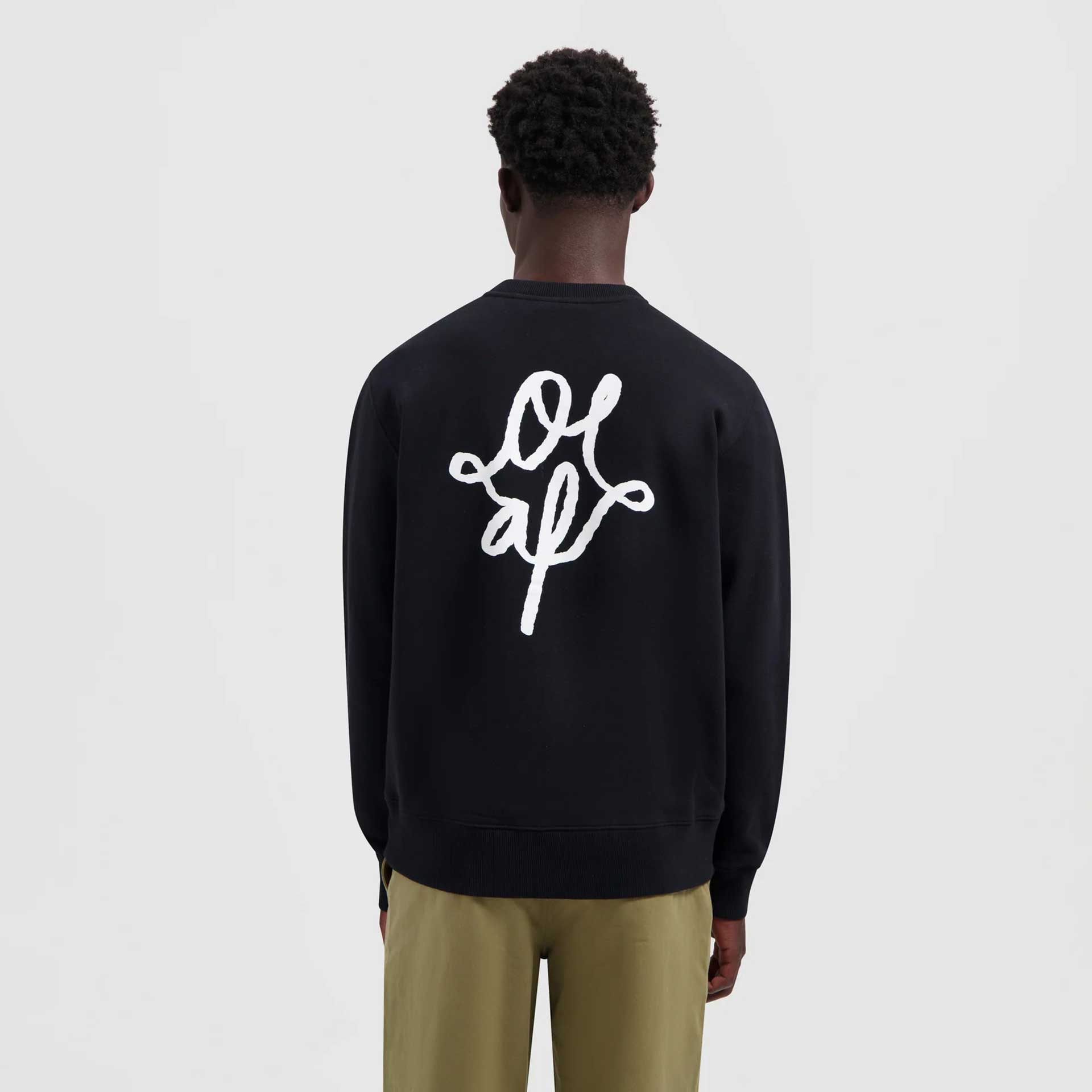 Olaf Hussein Trui Monogram Graphic