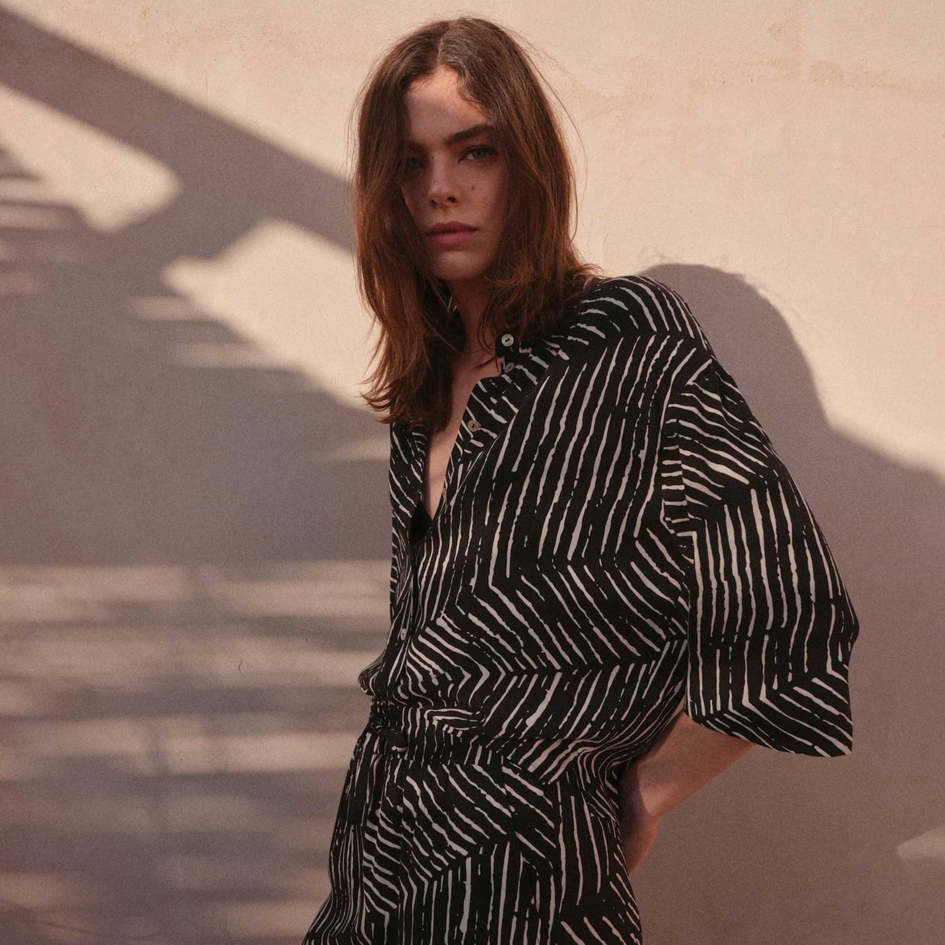 Opus Blouse Fiana palm