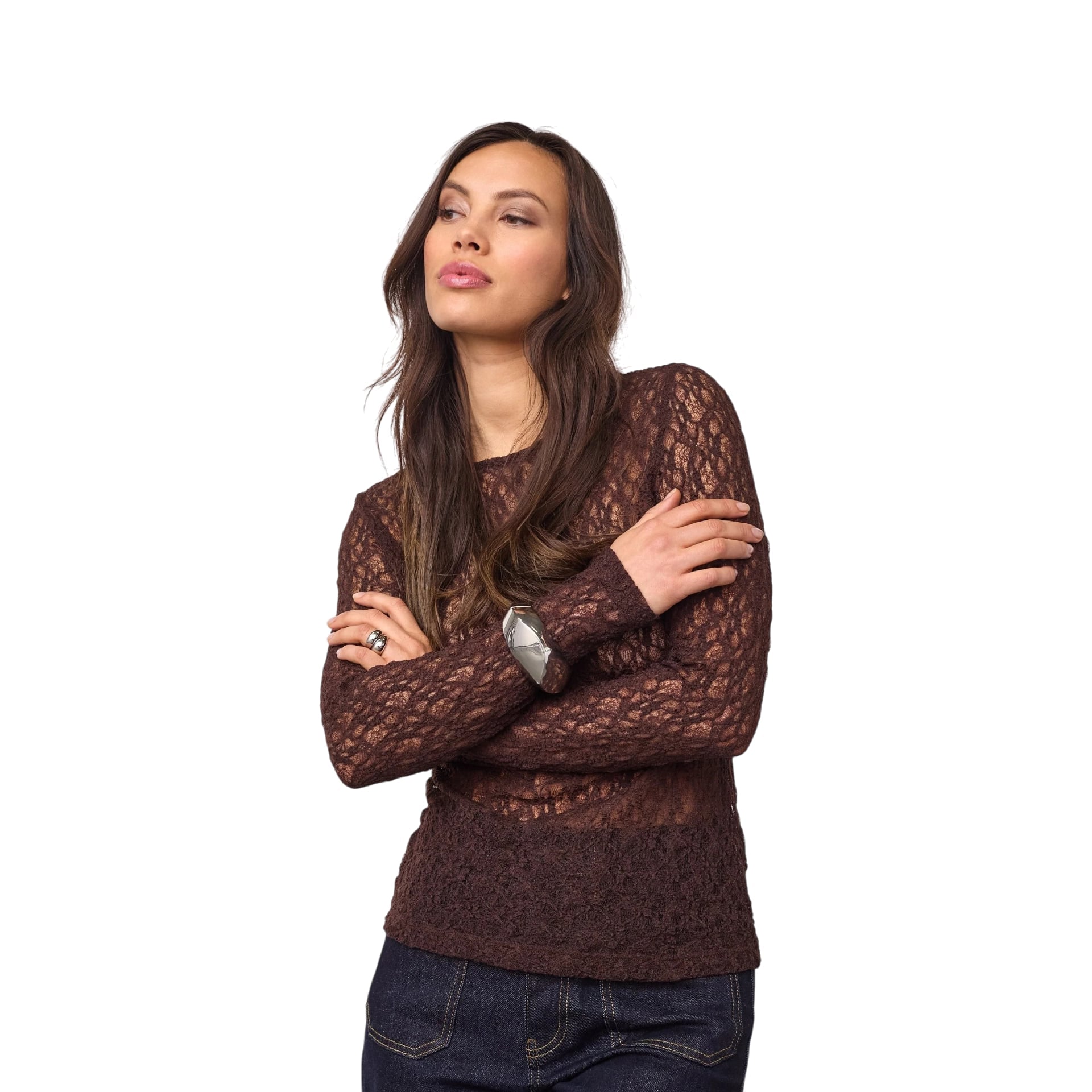 Co'couture Blouse Top Barna