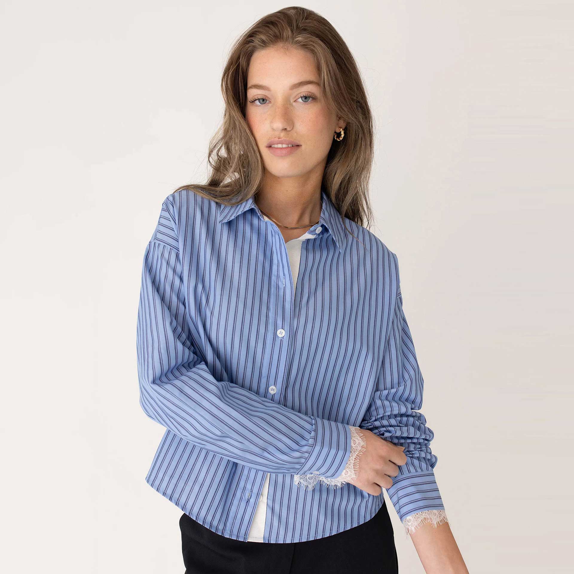 Anna Blue Blouse