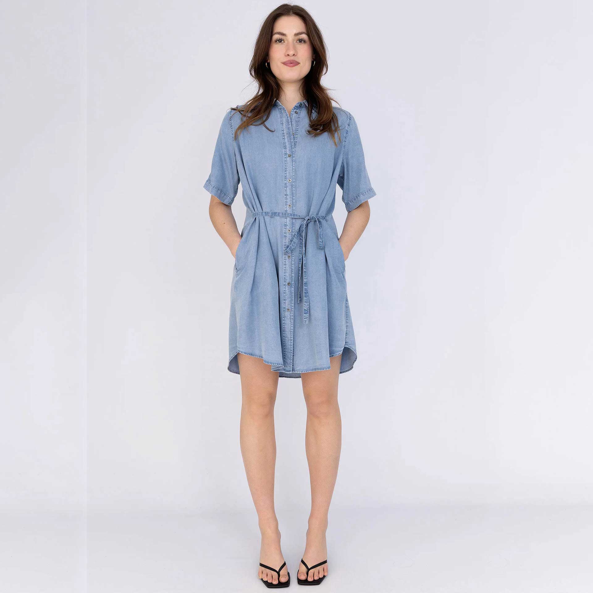 Anna Blue Jurk Snowey