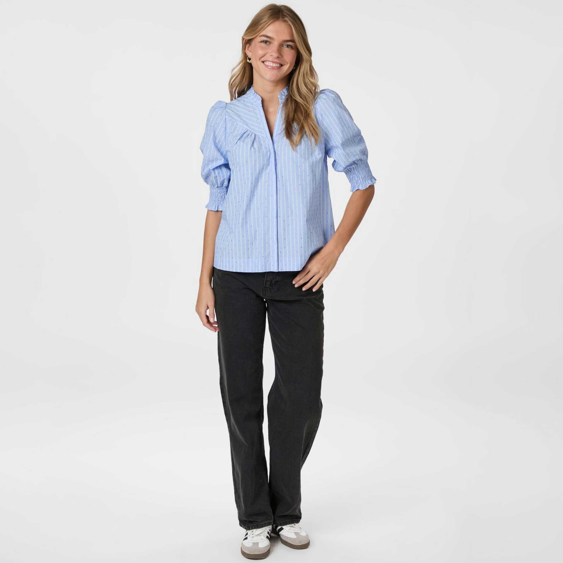 Neo Noir Blouse Diana stripy