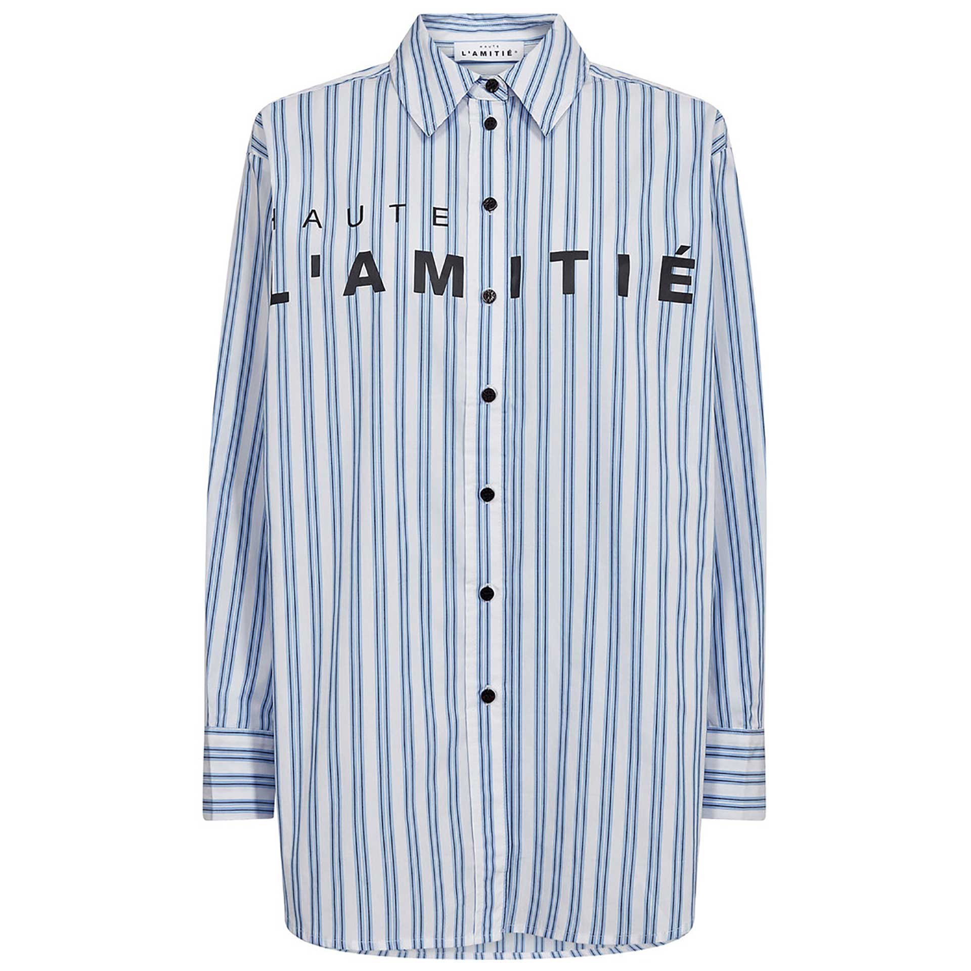 Haute Lamitie Blouse Boy Stripe Logo