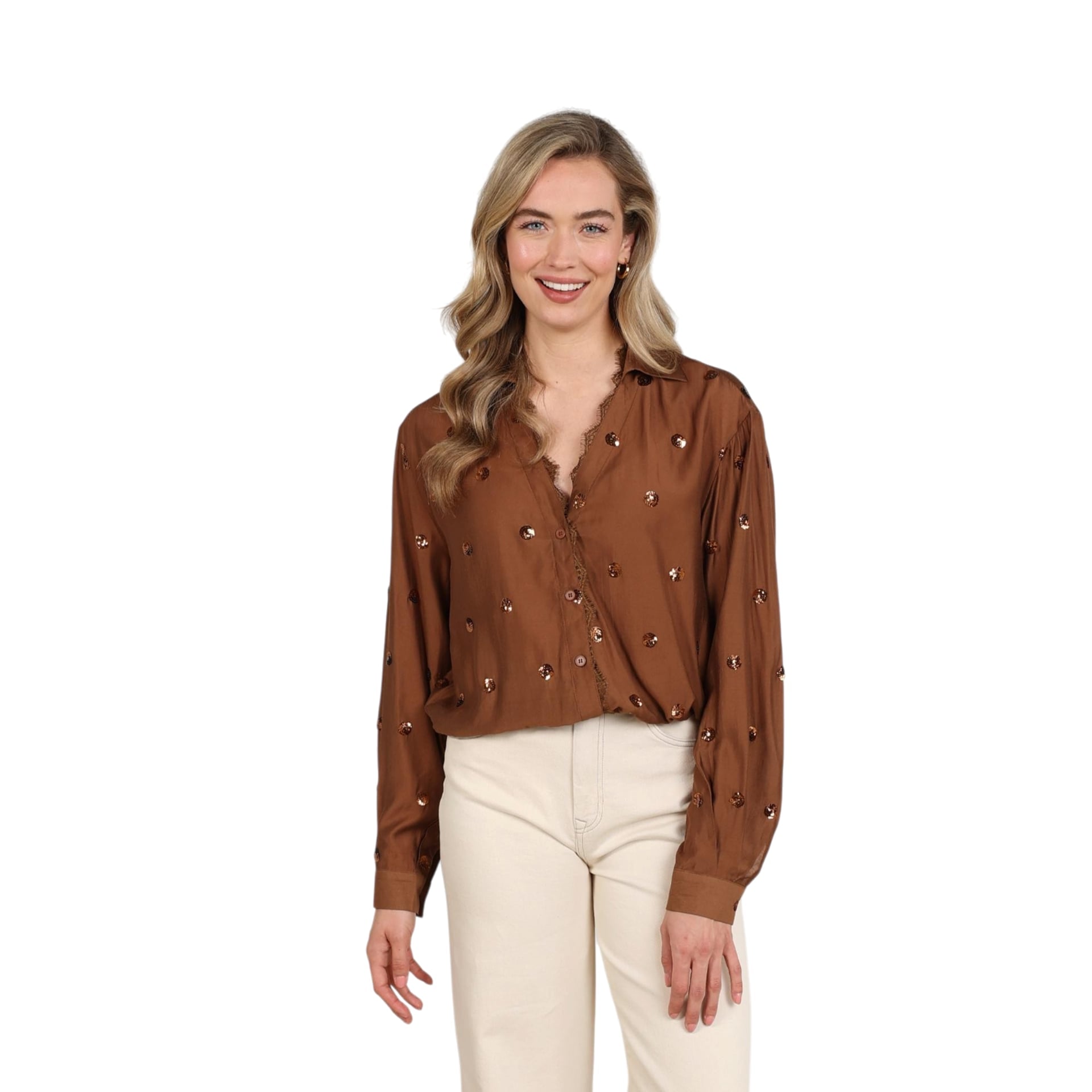 NUKUS Blouse Anika Paillet
