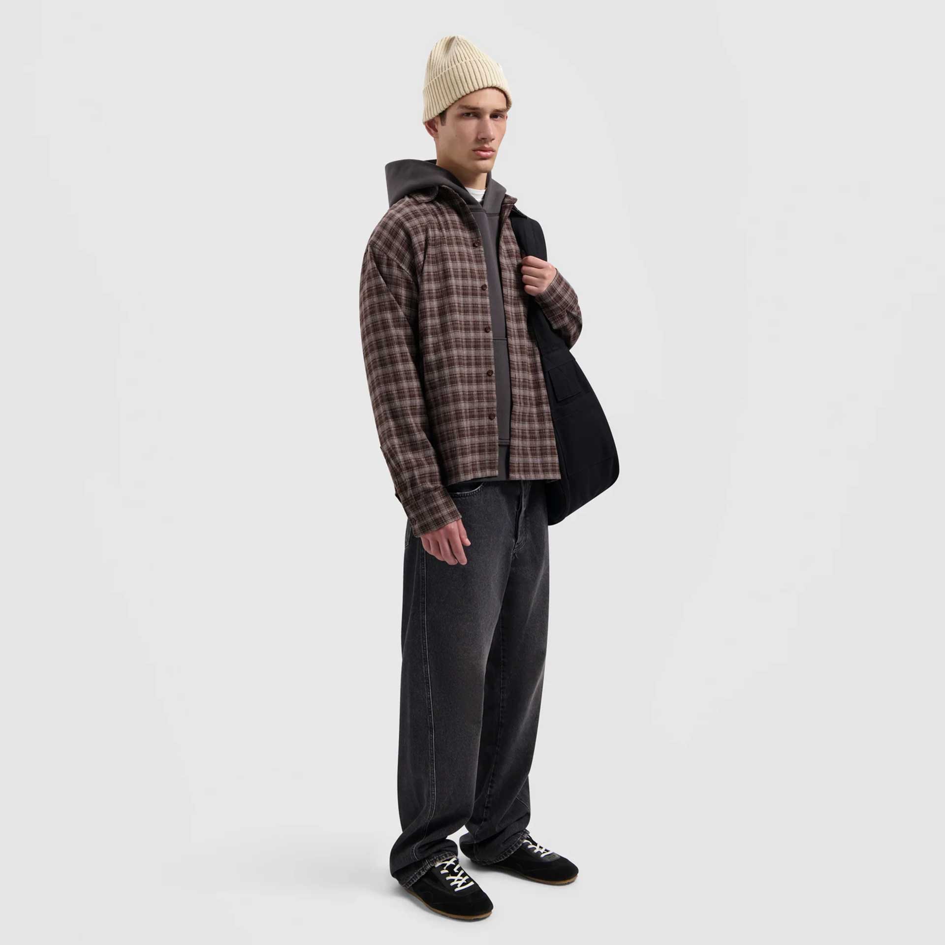 Olaf Hussein Overshirt Plaid Boxy