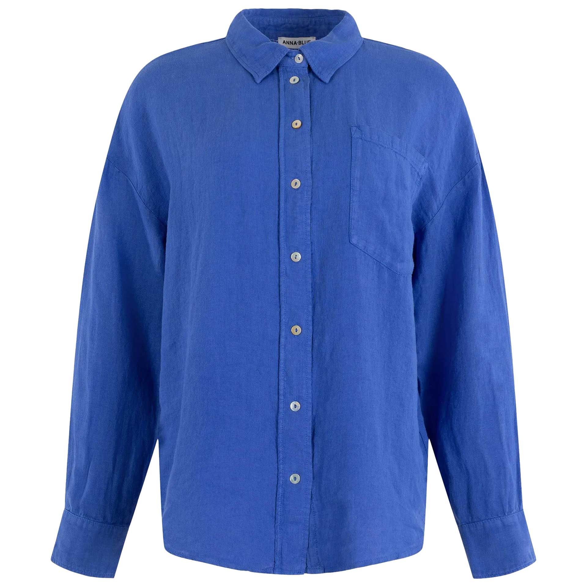 Anna Blue Blouse Loisa