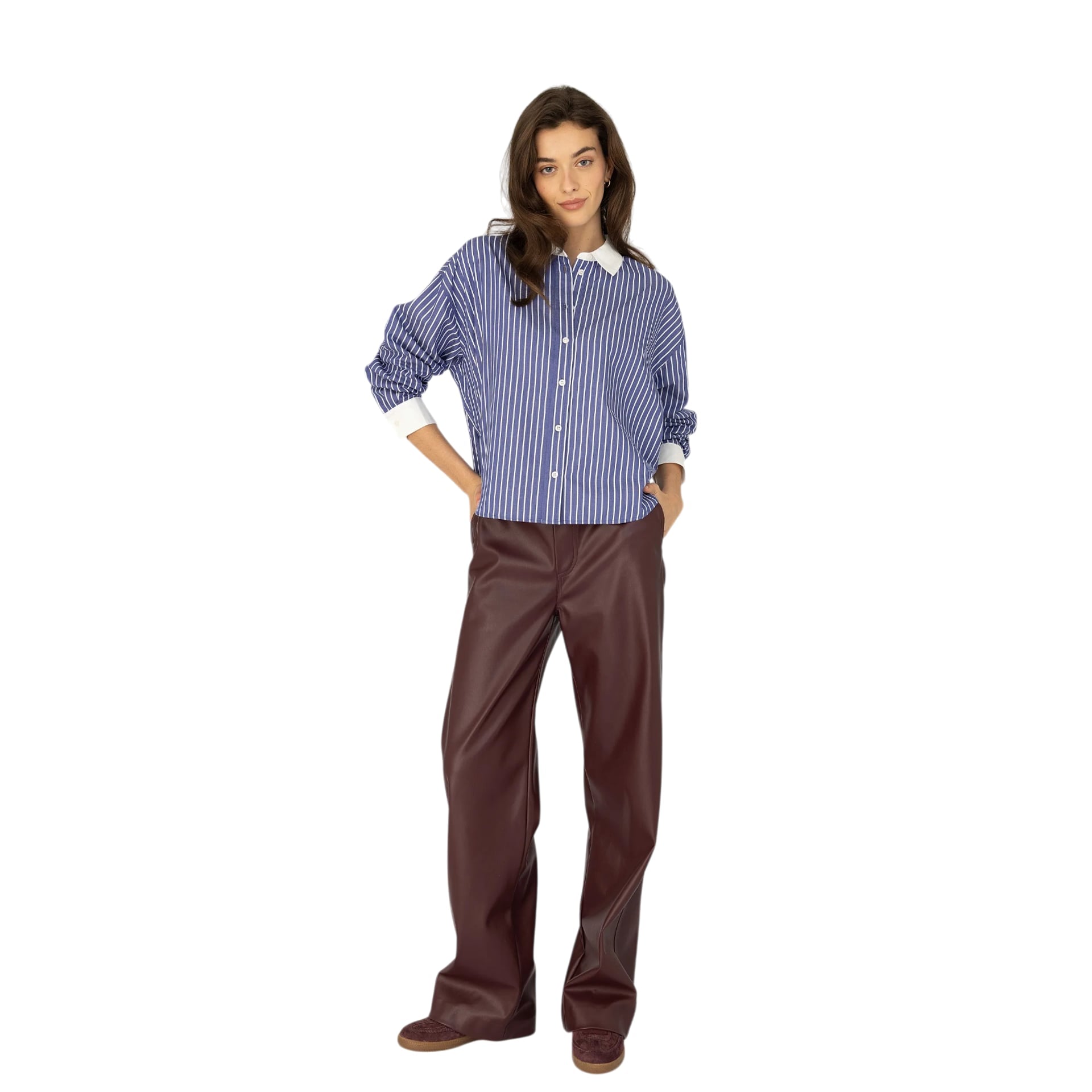 Anna Blue Blouse Sally