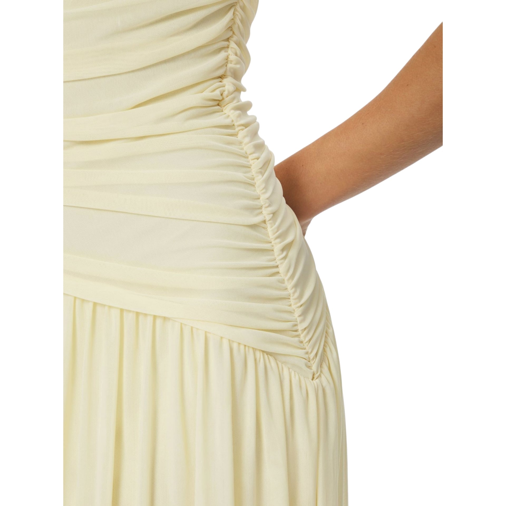 Neo Noir Jurk Cludine Mesh