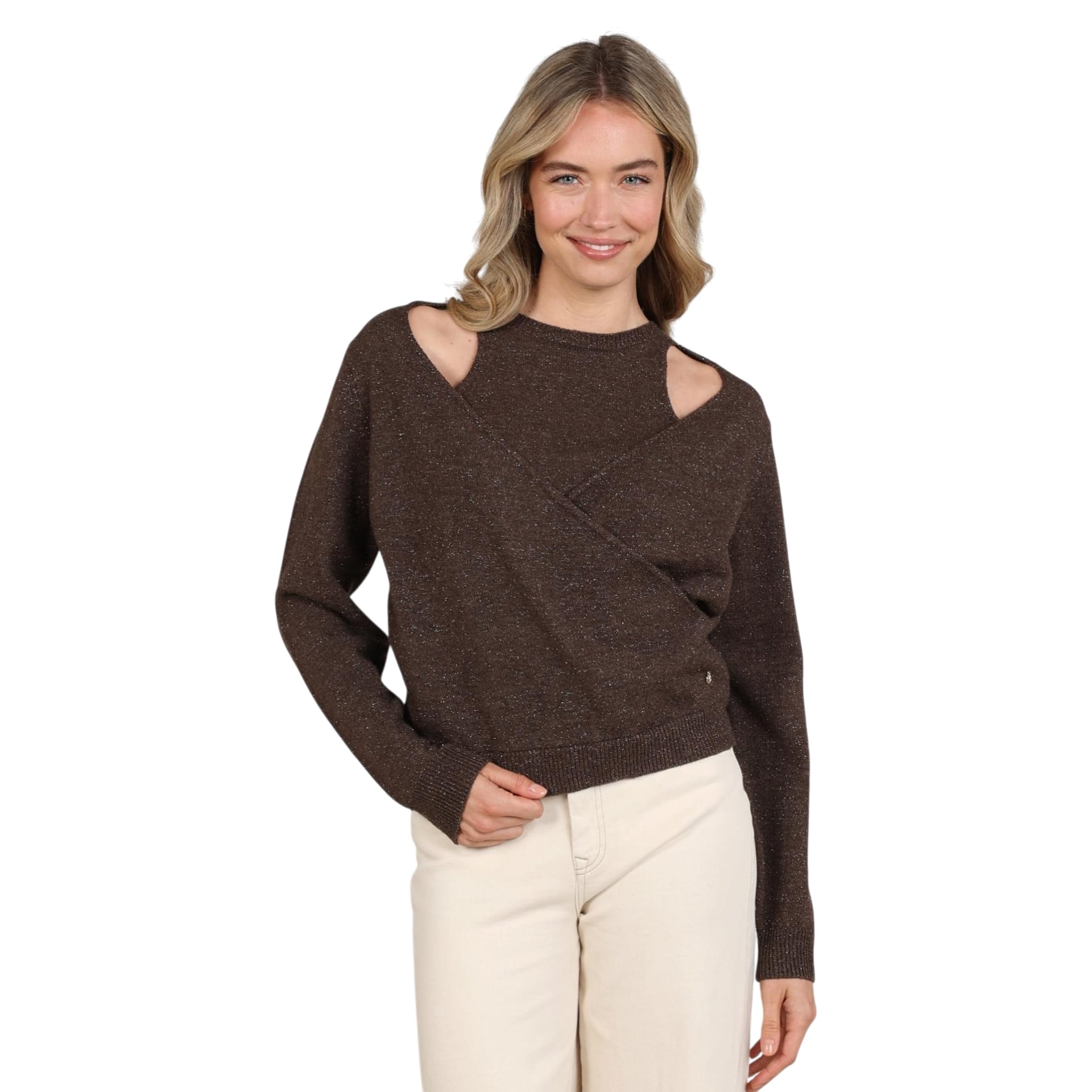 NUKUS Trui Merel Lurex