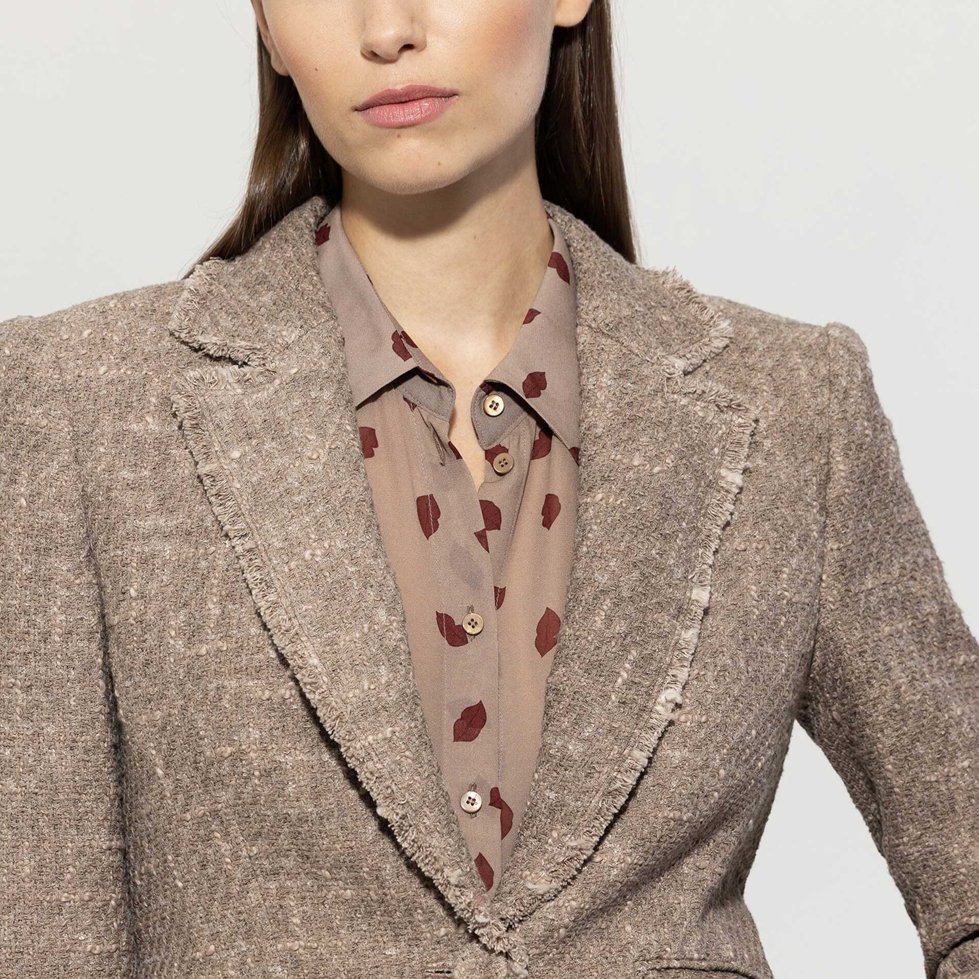 Luisa Cerano Blazer Vintage Tweed