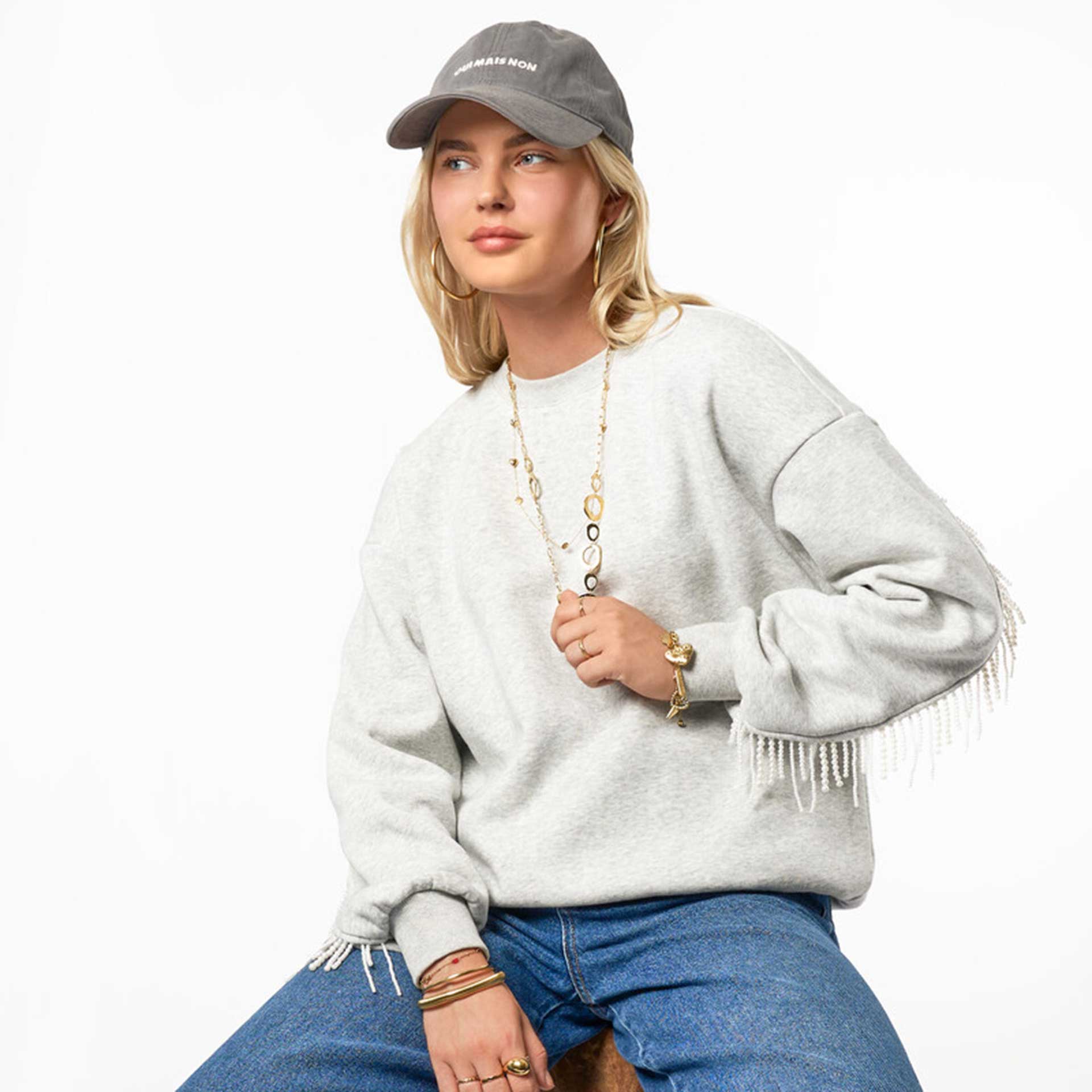 My Jewellery  Sweater with pearls