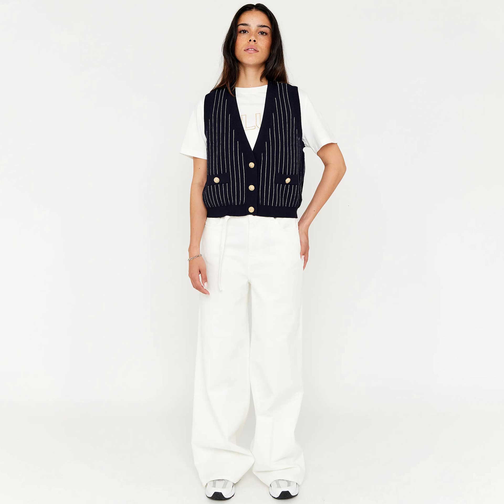 Anna Blue Gilet Eleo