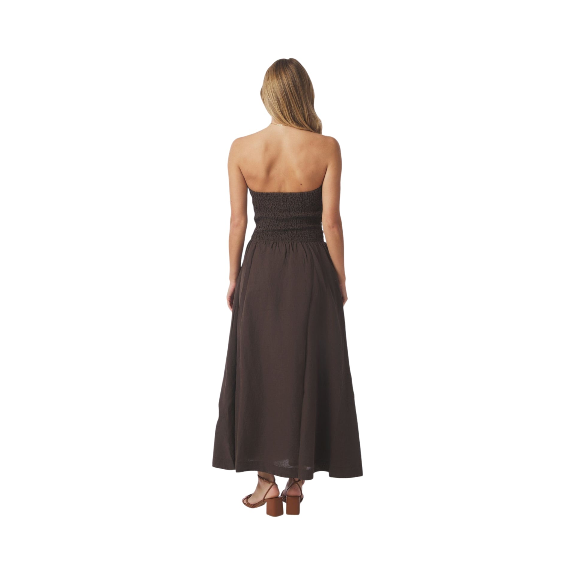 Neo Noir Jurk Kima Linen