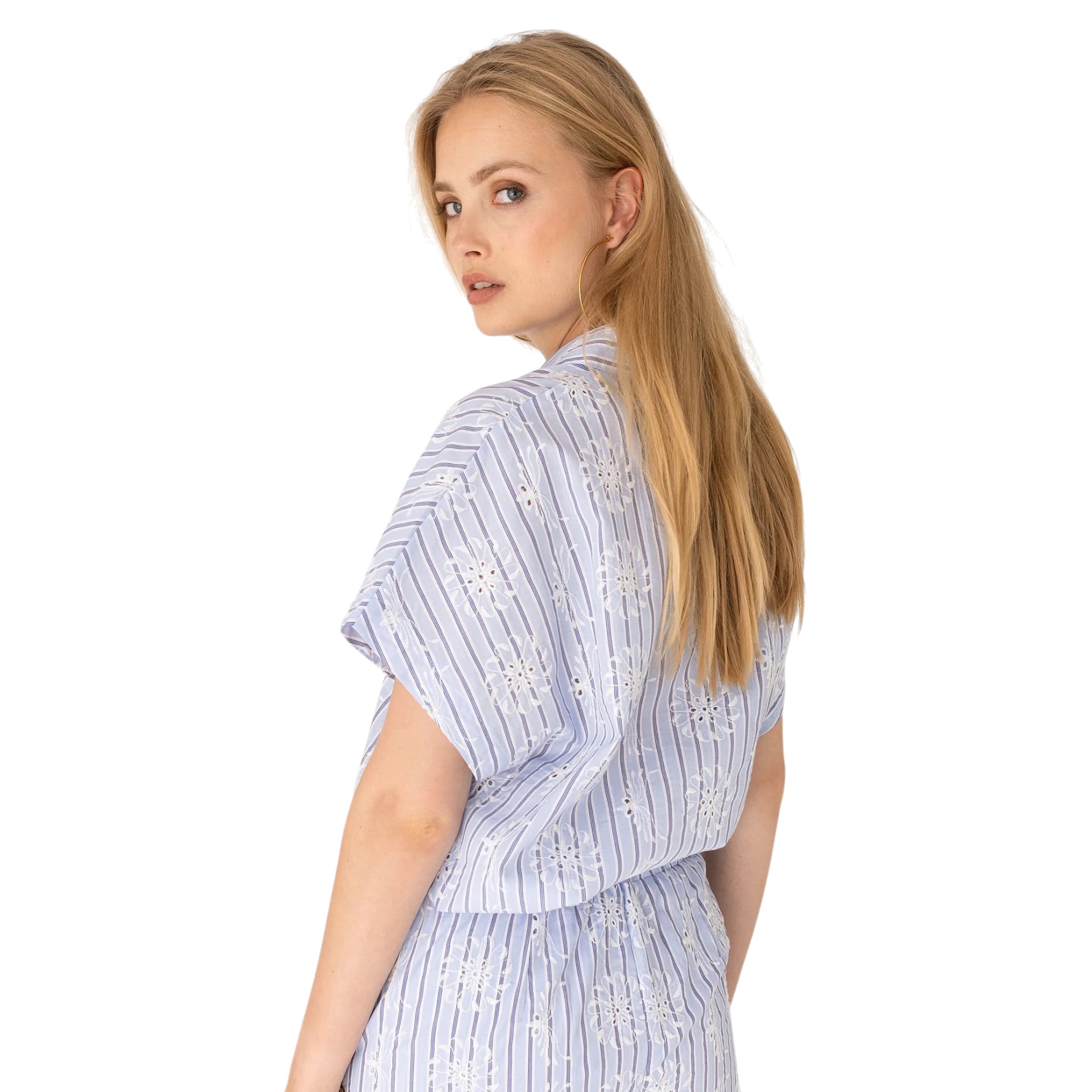 Anna Blue Blouse Lexy