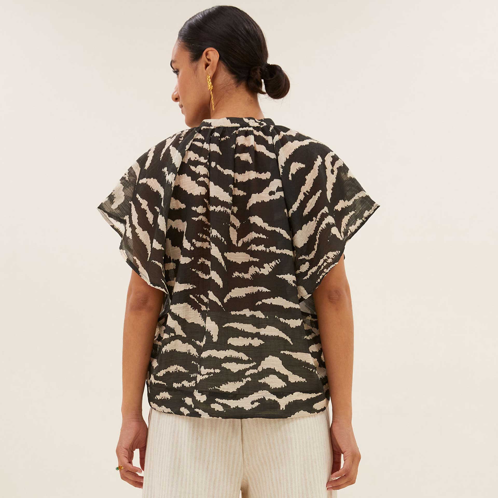 By-Bar Blouse top Vina Zebra