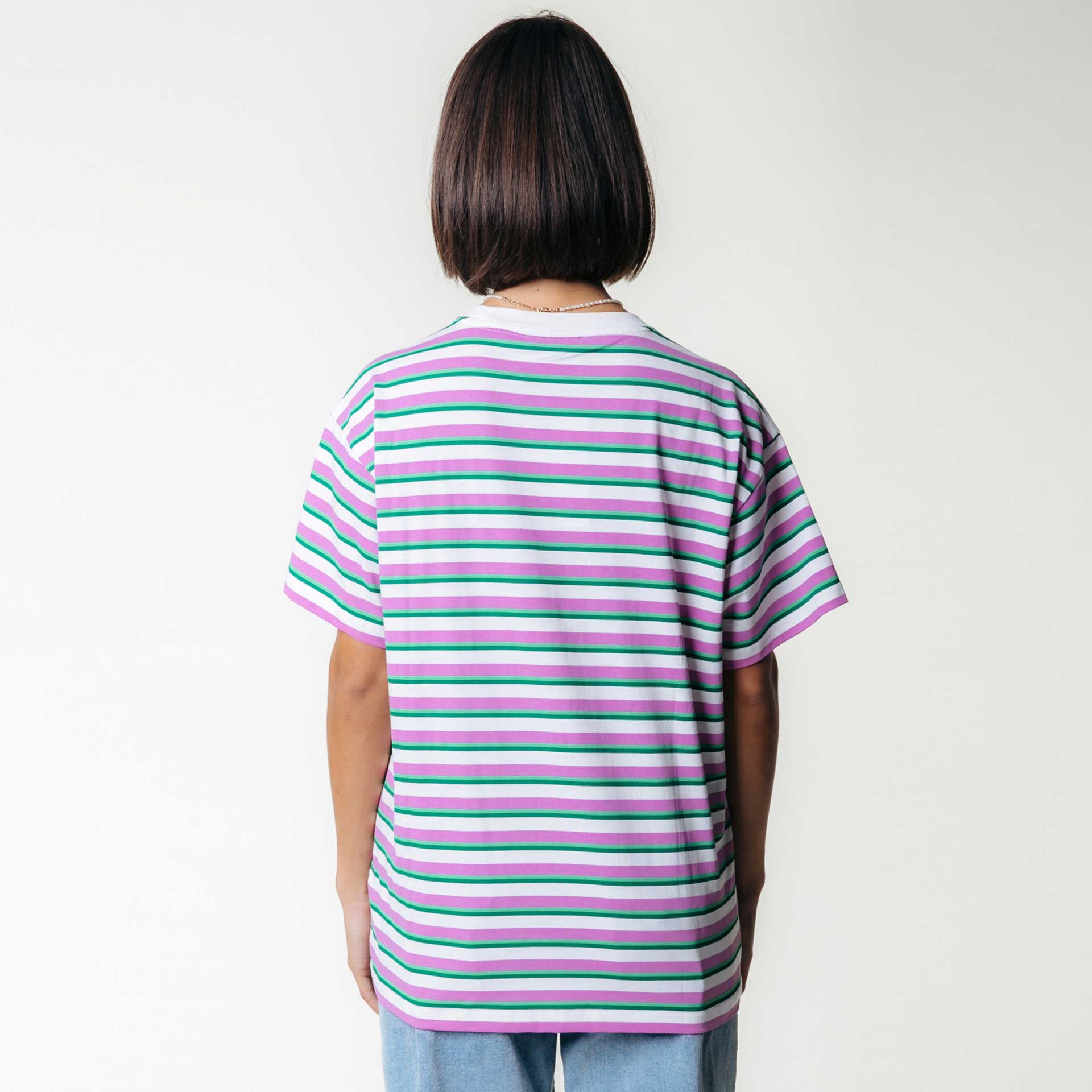 Colourful Rebel T-Shirt Puff Logo stripe