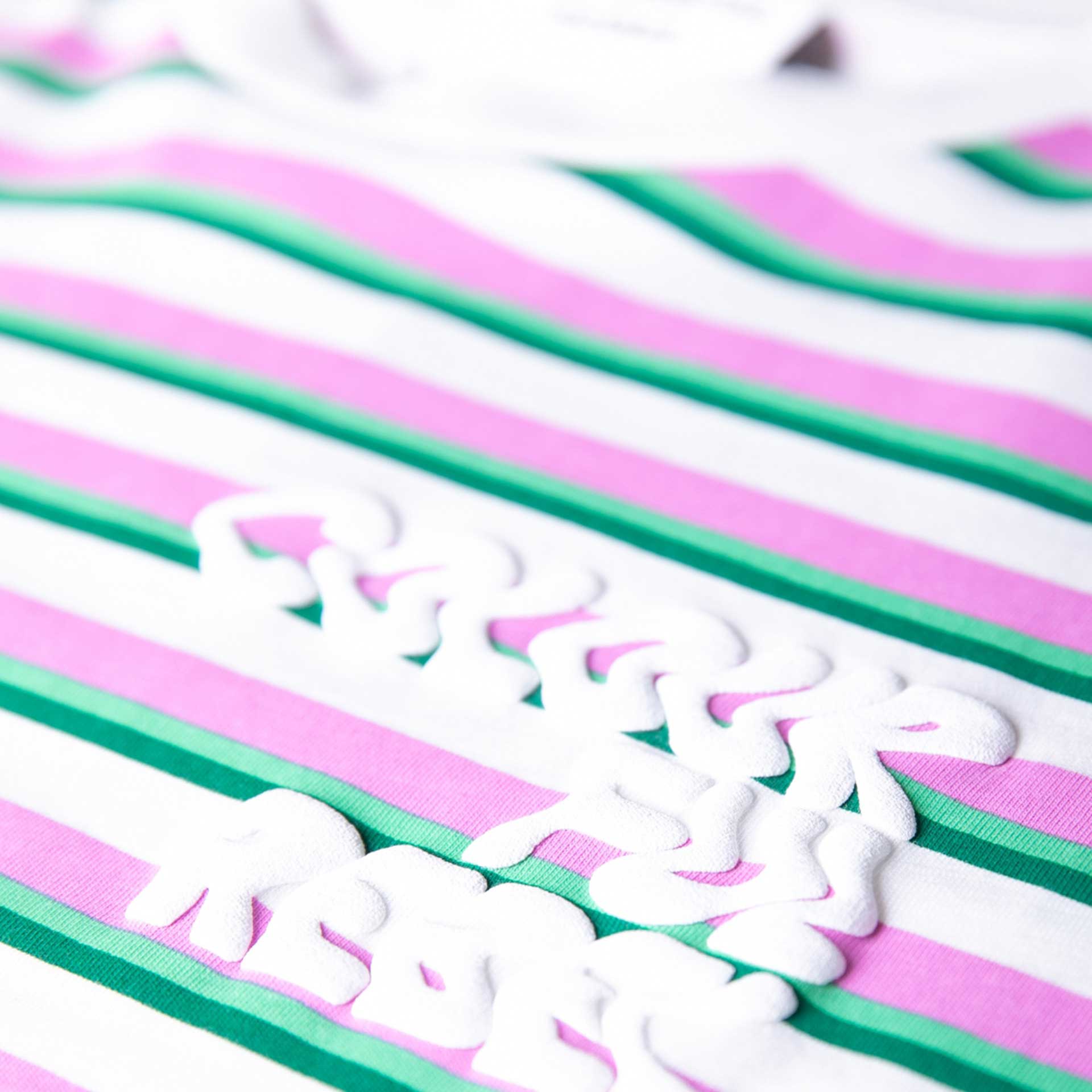 Colourful Rebel T-Shirt Puff Logo stripe