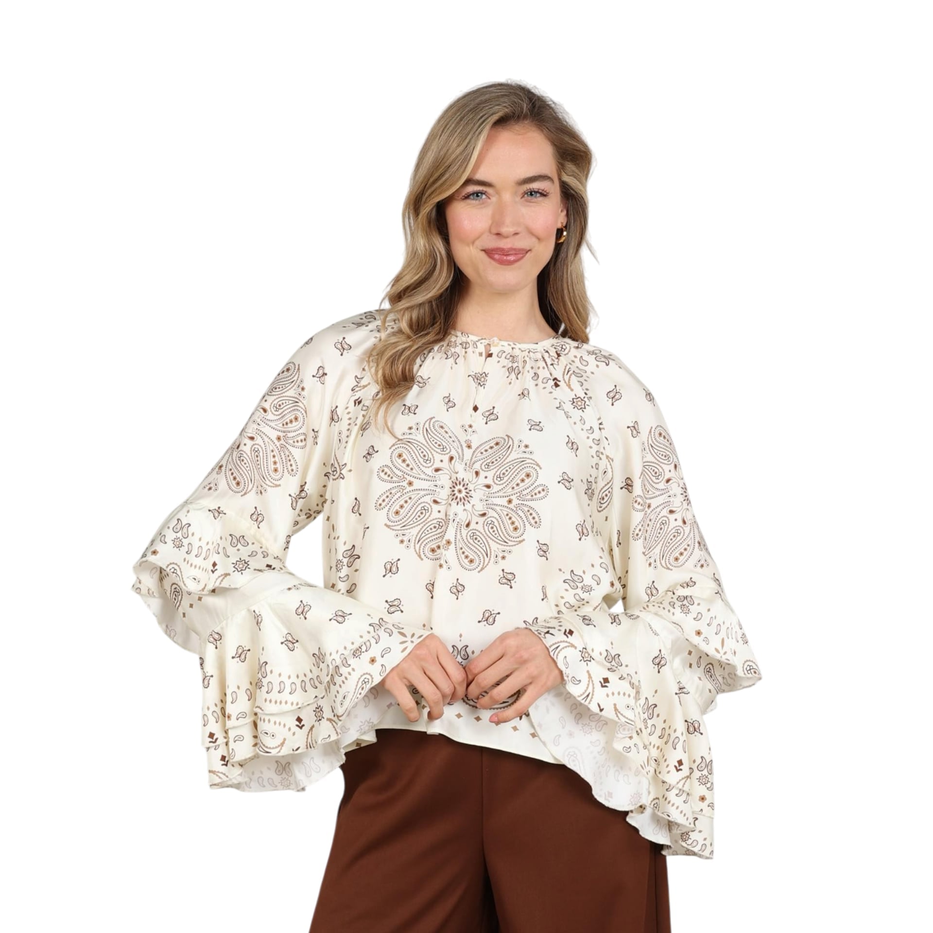 NUKUS Blouse Asra Paisley