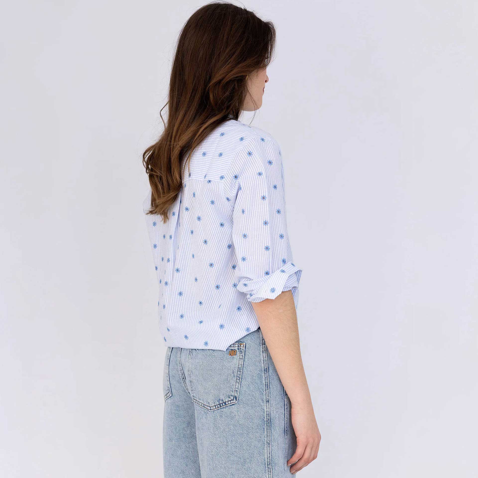 Anna Blue Blouse Lilo